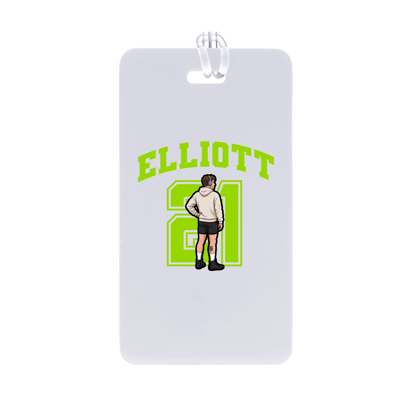 Bag Tag — Number in Classic