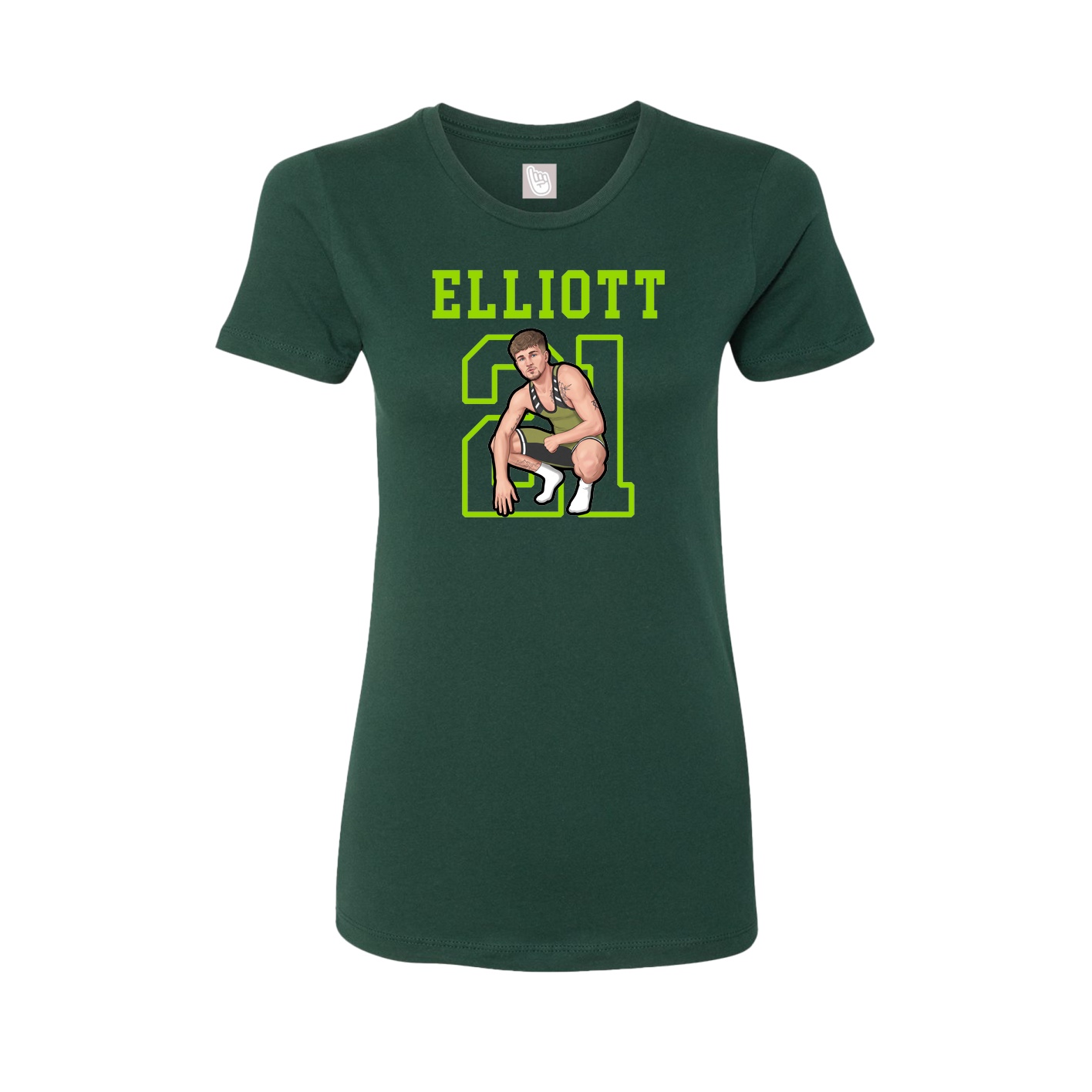 Fitted Women's Tee — Shirsey in Green