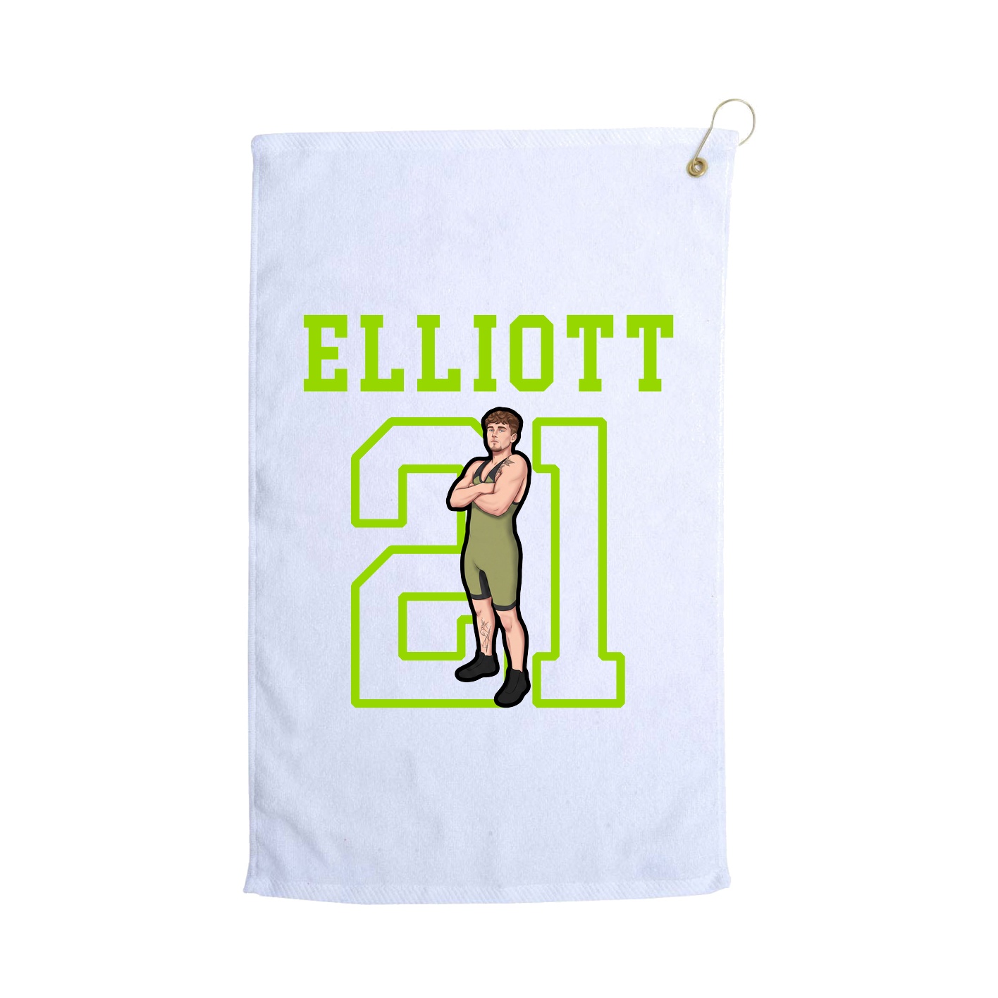 Golf Towel — Shirsey in White