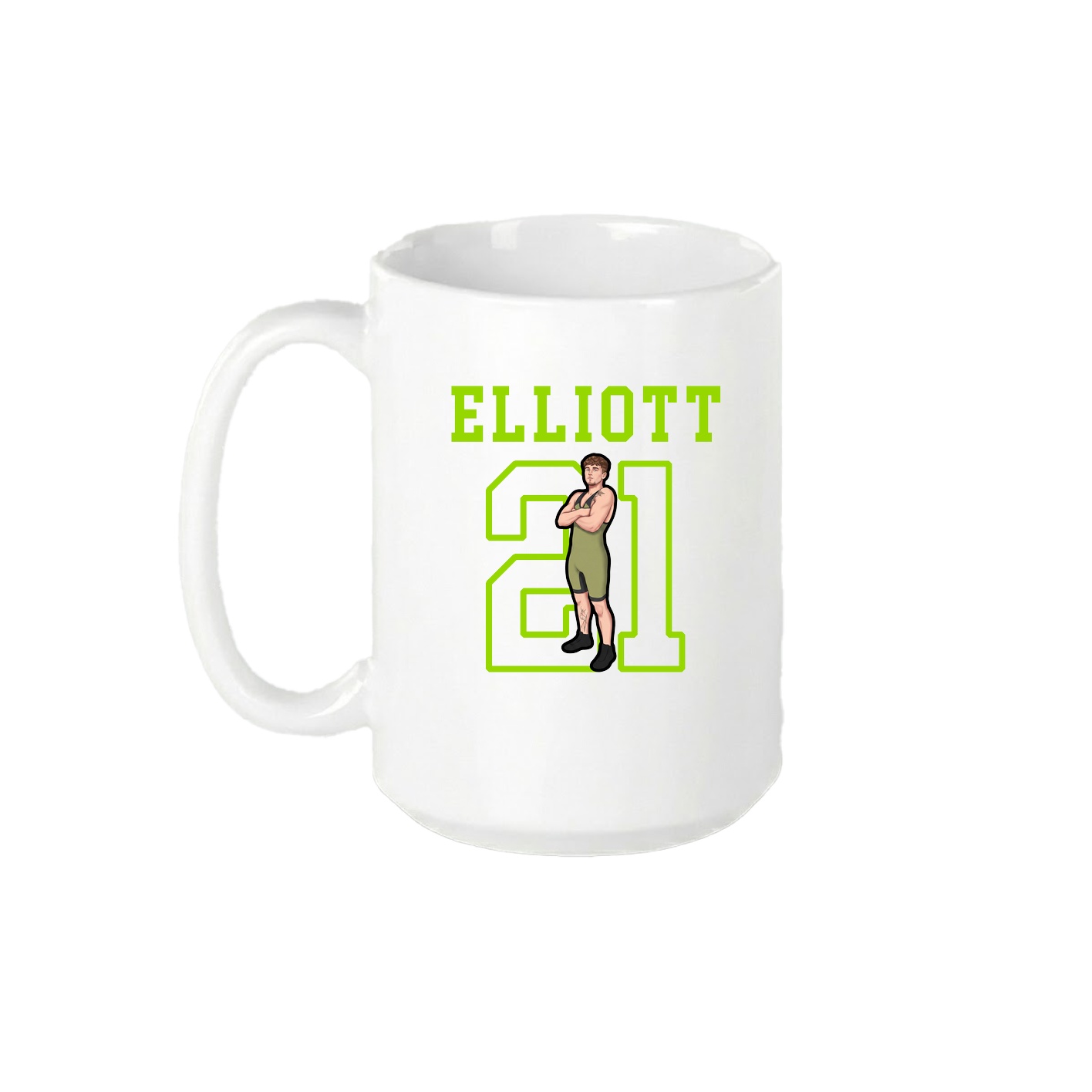15oz Coffee Mug — Shirsey in White