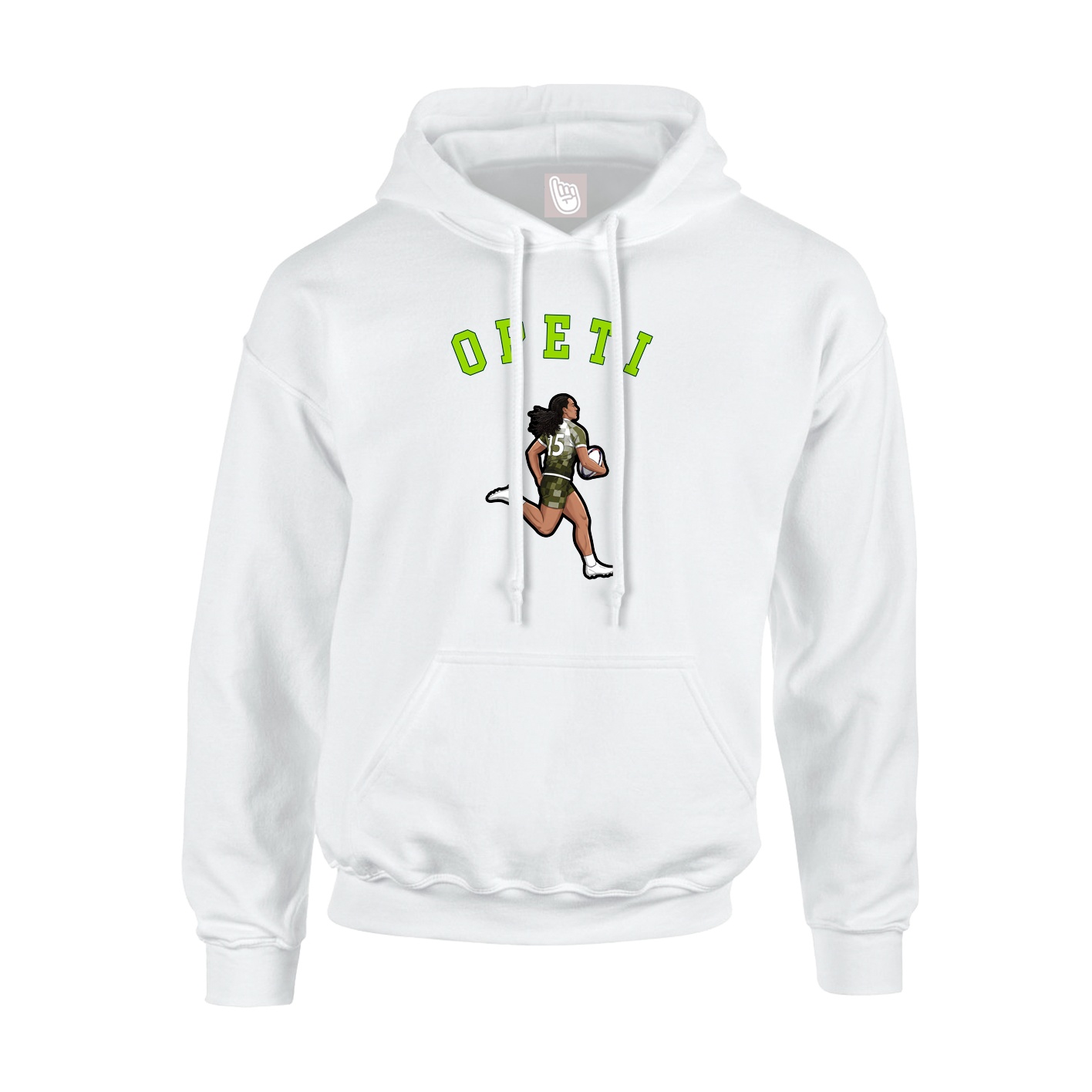 Youth Hoodie — Shirsey Arch in White