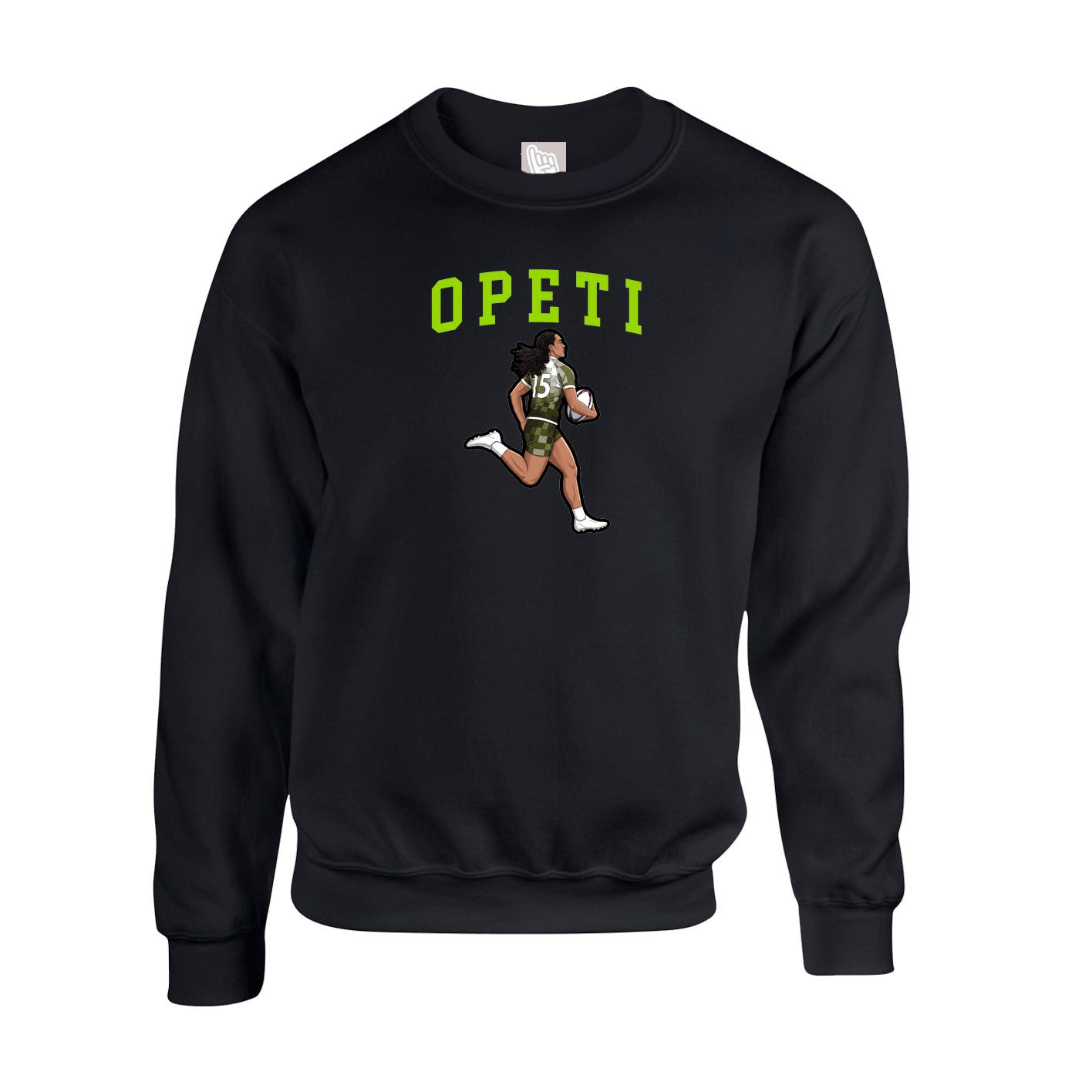 Fleece Crew — Shirsey in Black