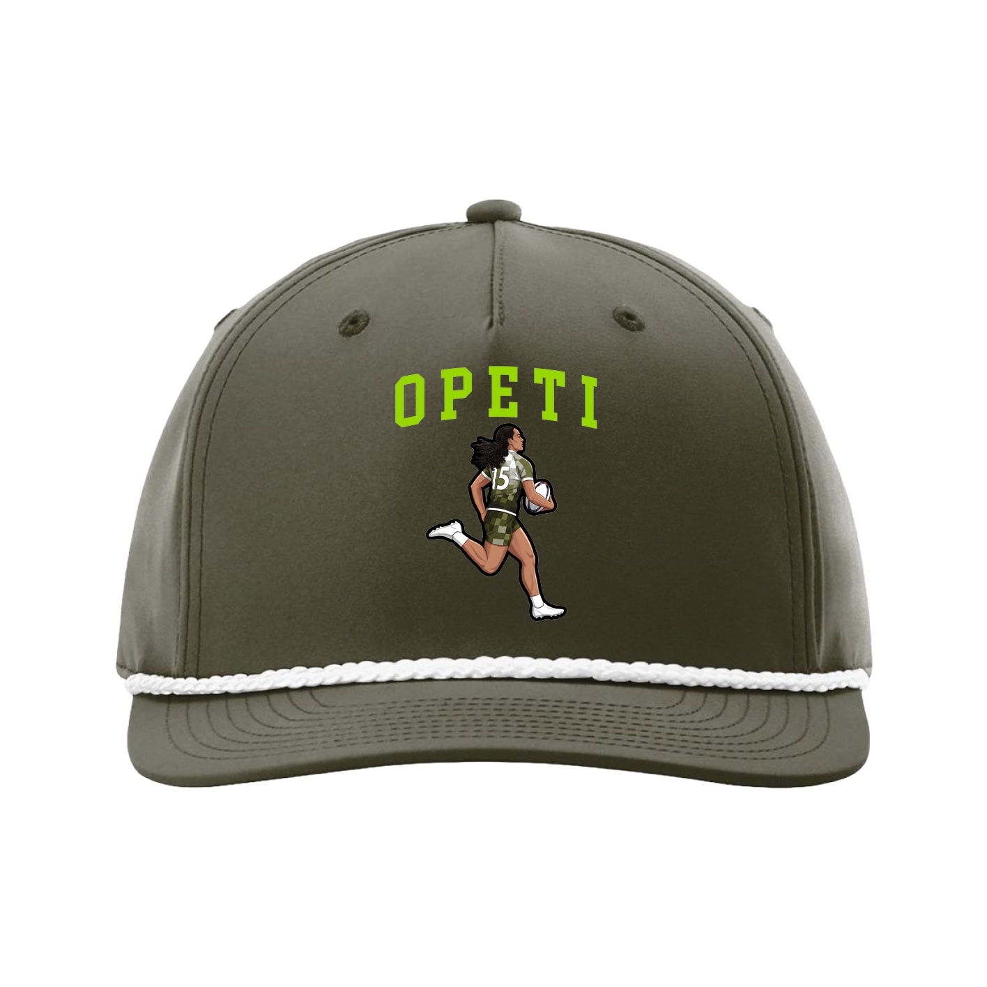 Five-Panel Classic Rope Cap — Shirsey in Green