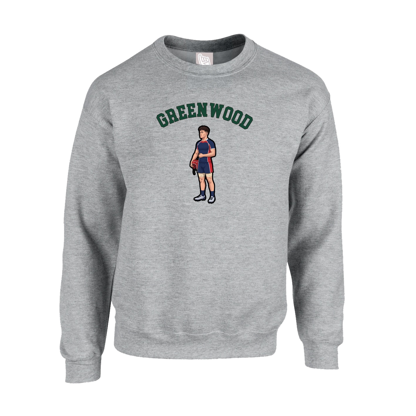 Fleece Crew — Classic in Grey