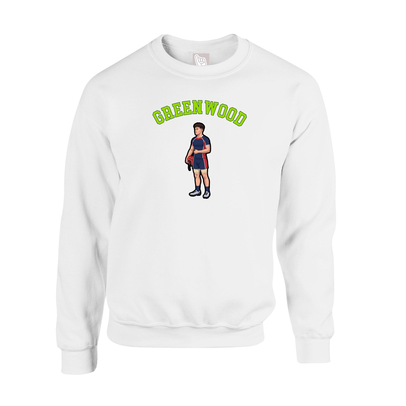 Fleece Crew — Classic in White