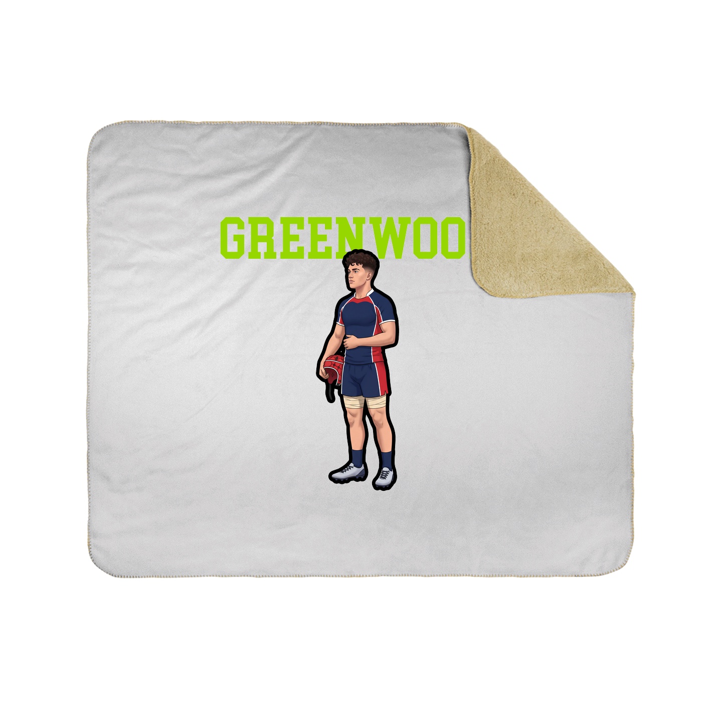50x60 Sherpa Lined Throw Blanket