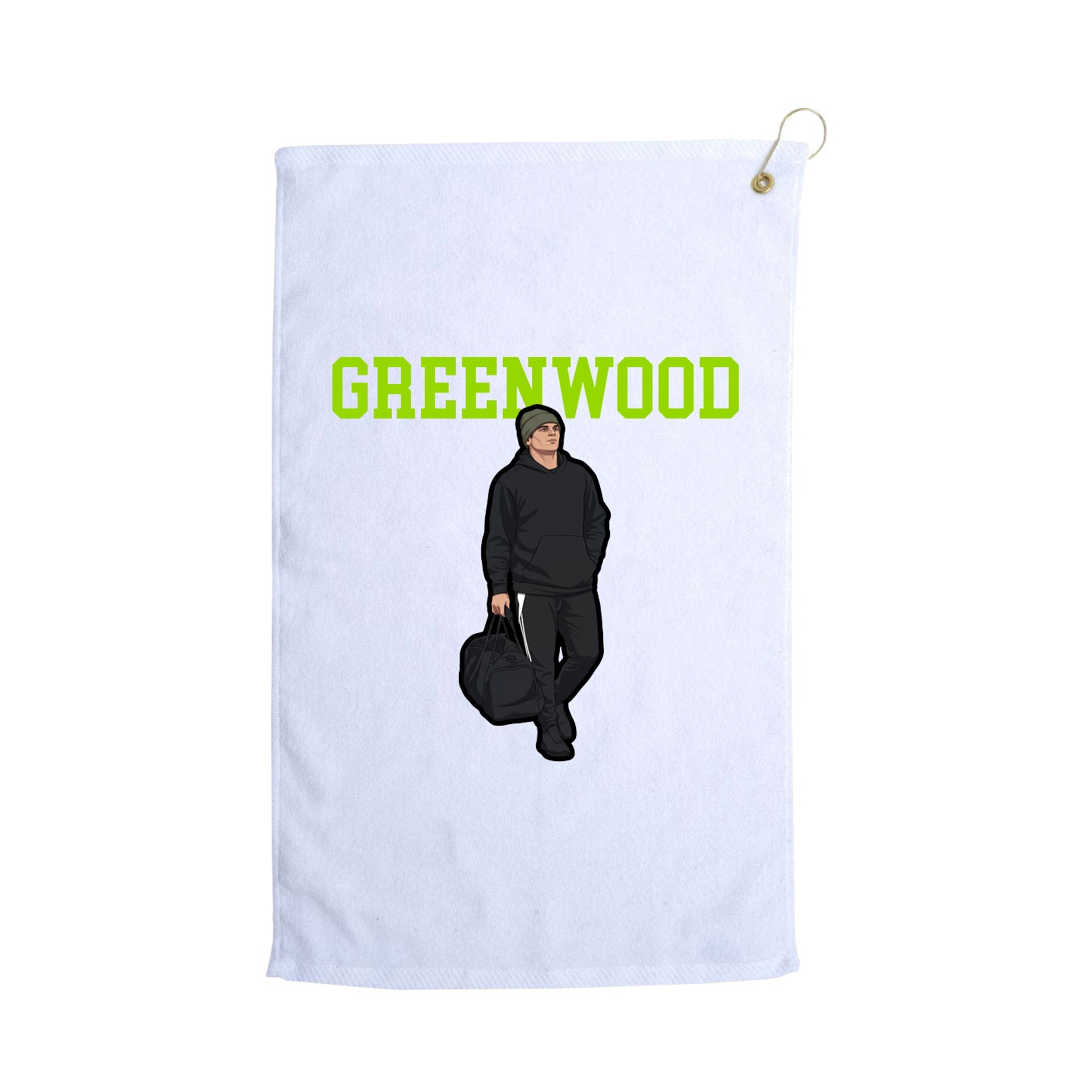Golf Towel — Classic in White