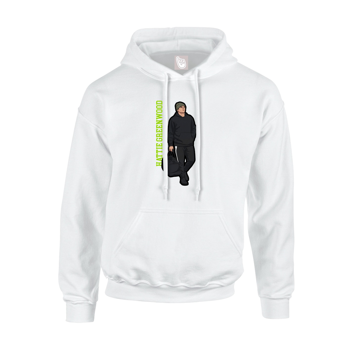 Youth Hoodie — Classic in White