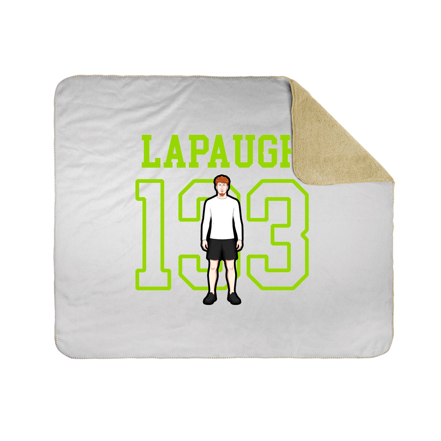 Throw Blanket — Shirsey in White