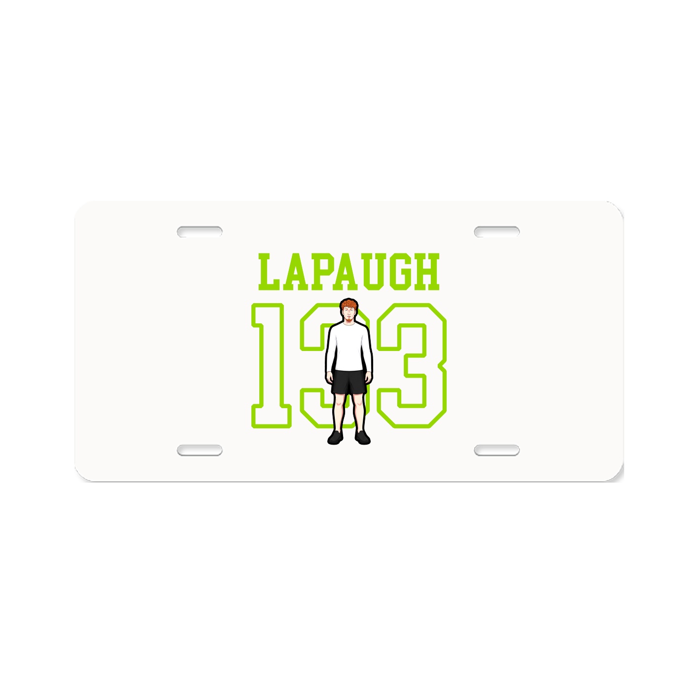 License Plate — Shirsey in Classic