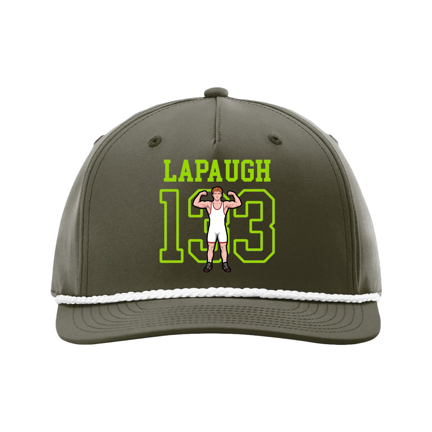 Five-Panel Classic Rope Cap — Shirsey in Green