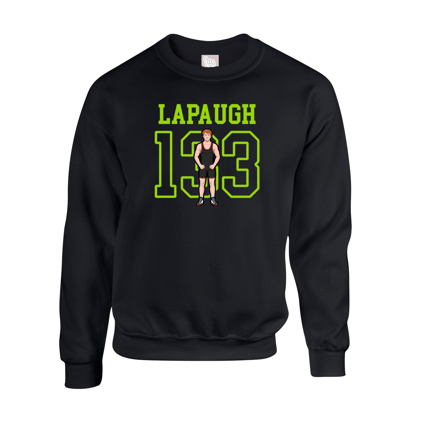Fleece Crew — Shirsey in Black