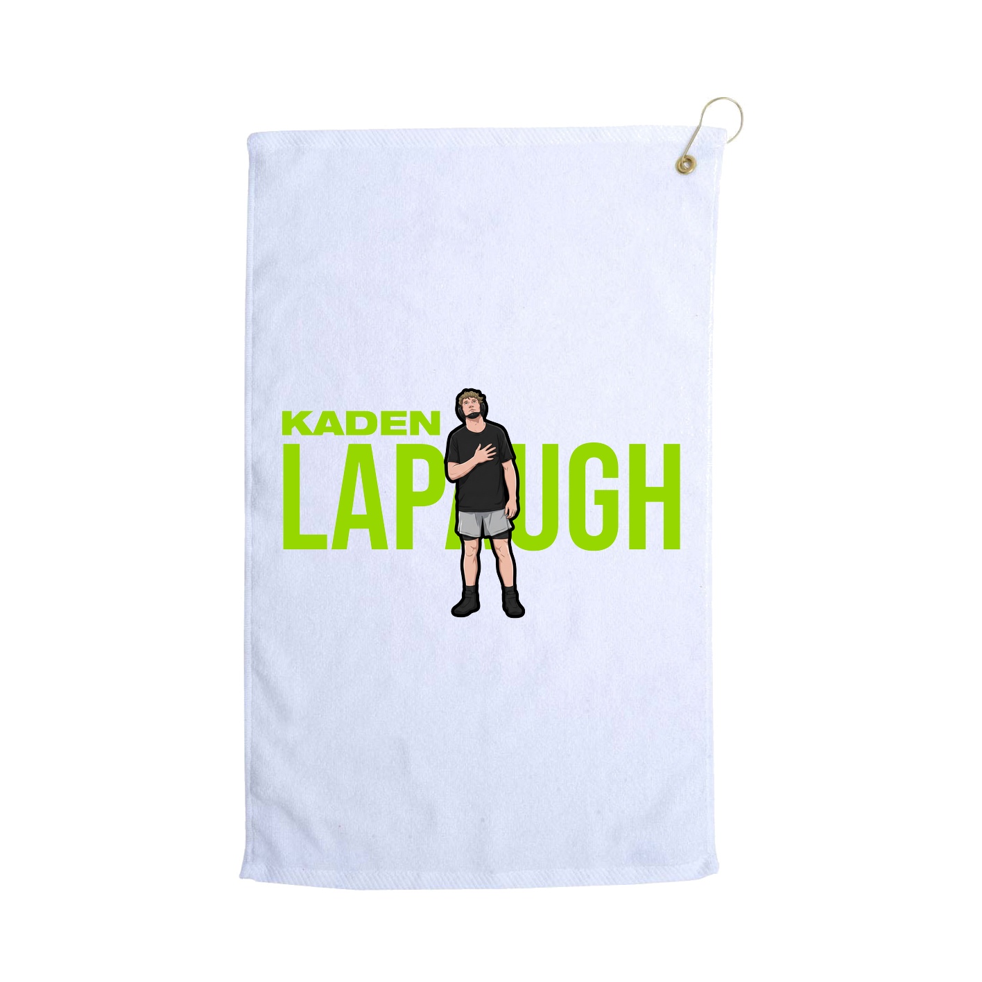 Golf Towel — Player Name in White