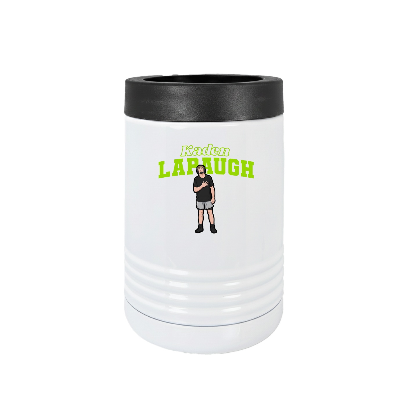 Beverage Holder — Name Arch in White
