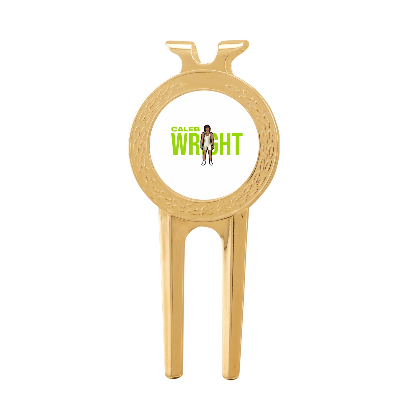 Divot Tool with Ball Marker — Player Name in Classic