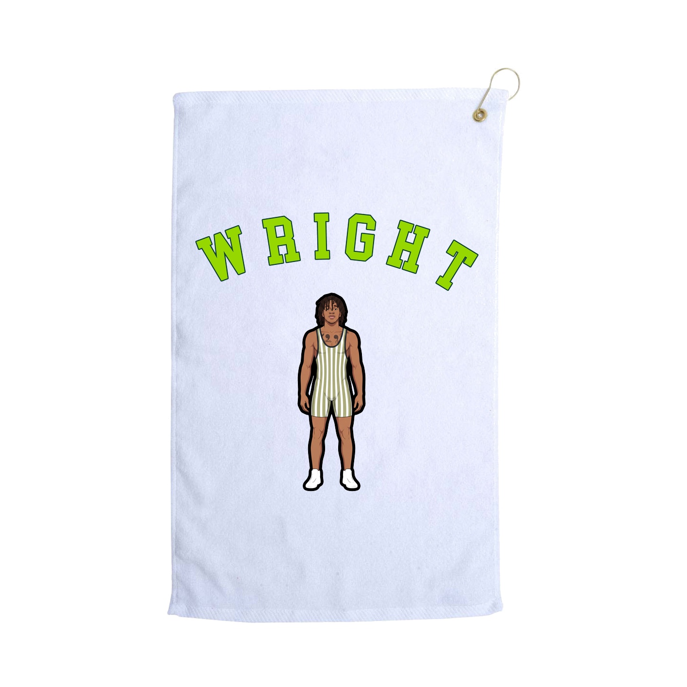 Golf Towel — Shirsey Arch in White