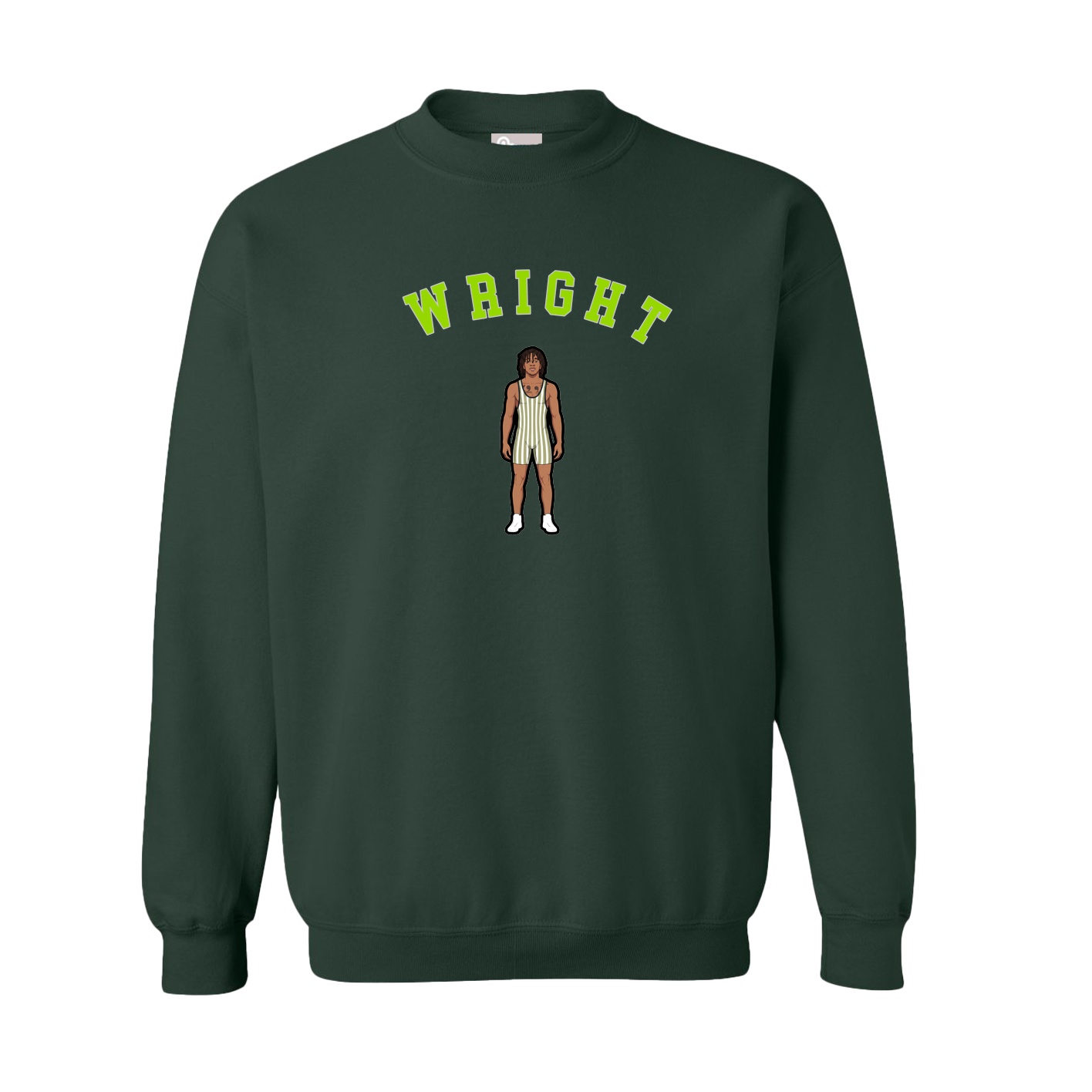 Fleece Crew — Shirsey Arch in Green