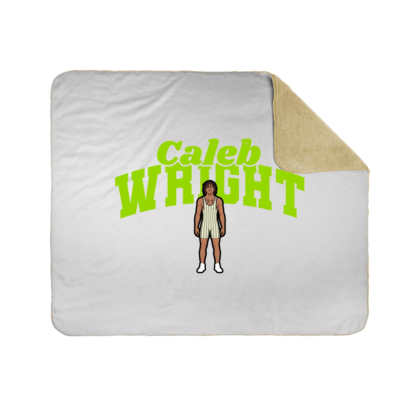 Throw Blanket — Signature Arch in White