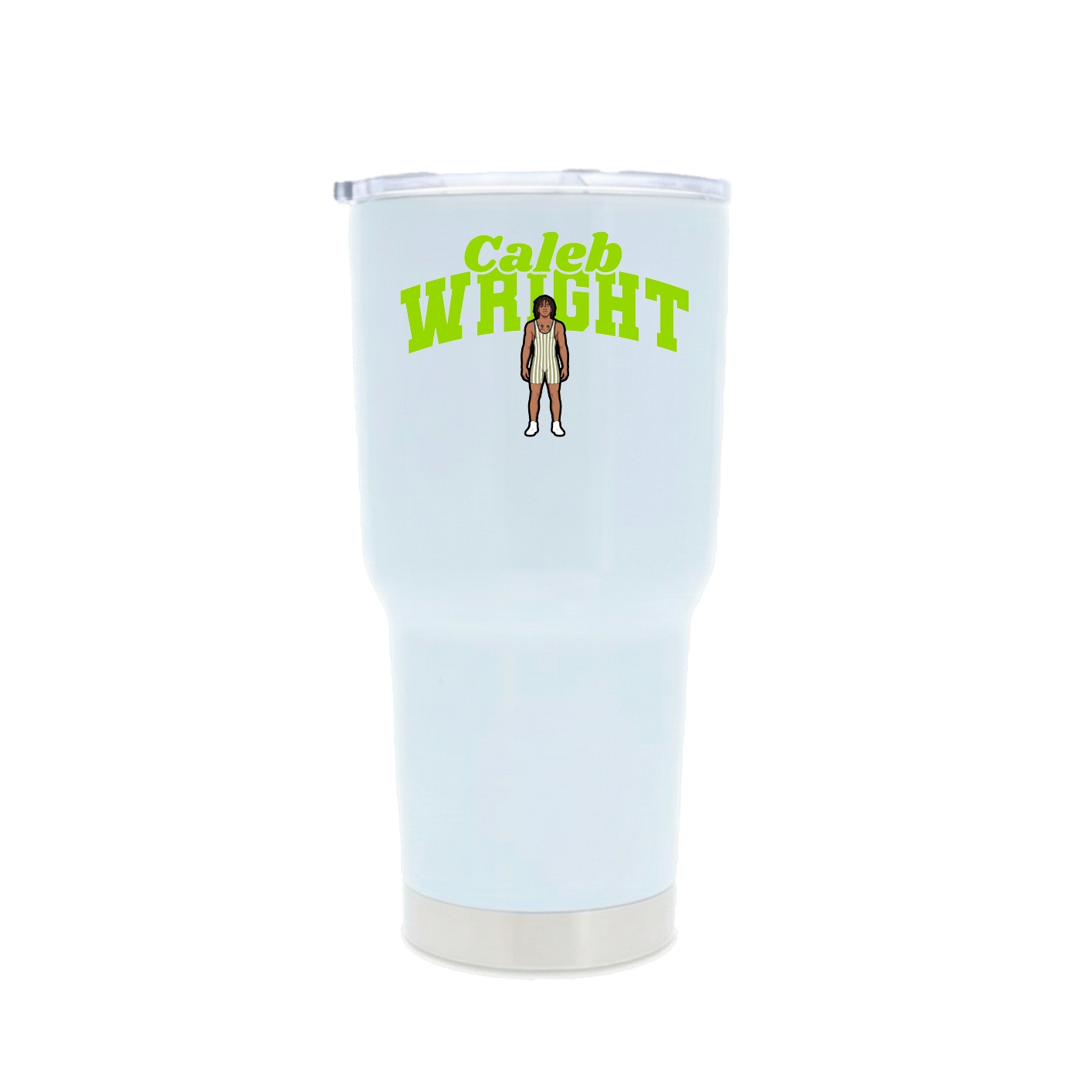 30oz Stainless Steel Tumbler — Signature Arch in White