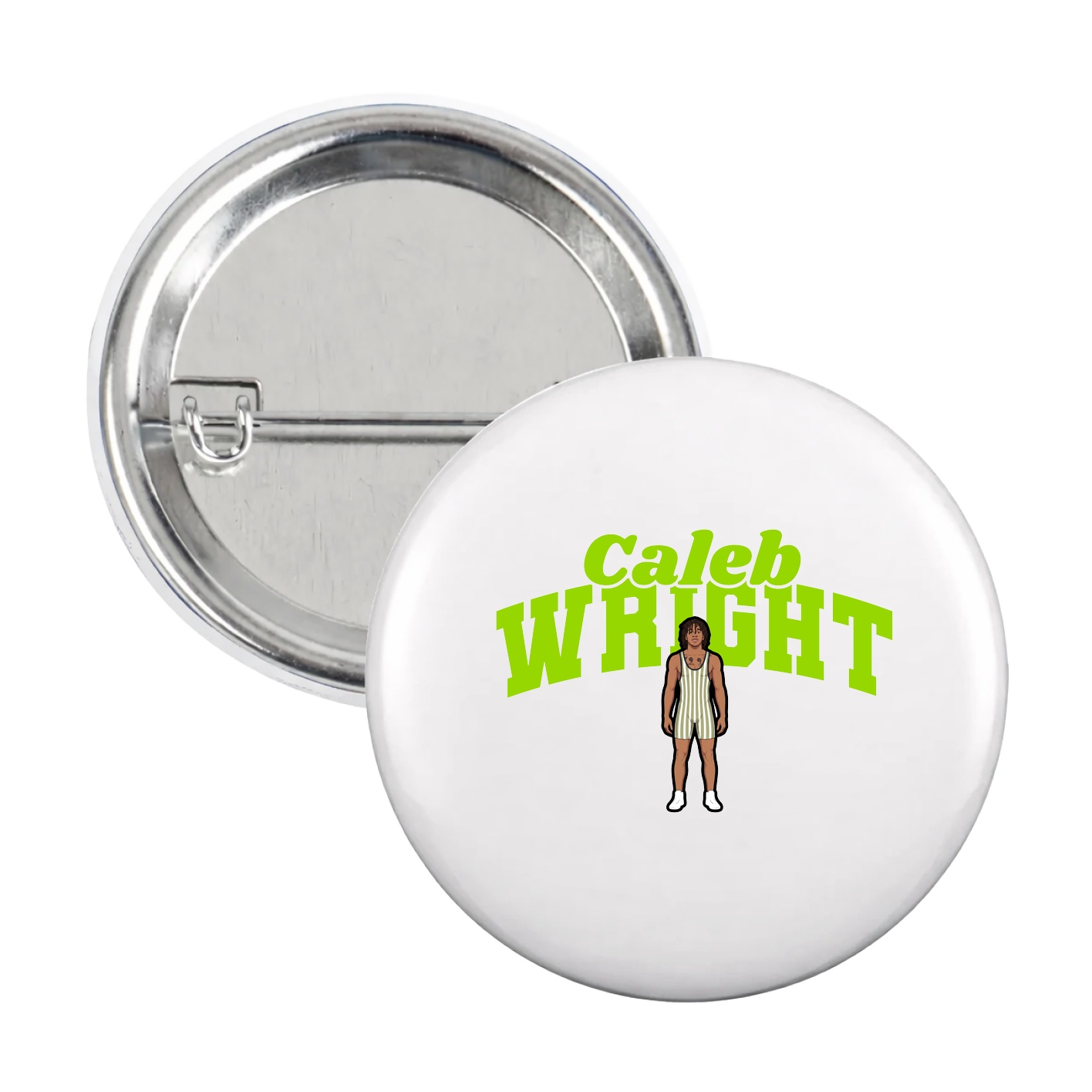 Game Day Button — Signature Arch in White