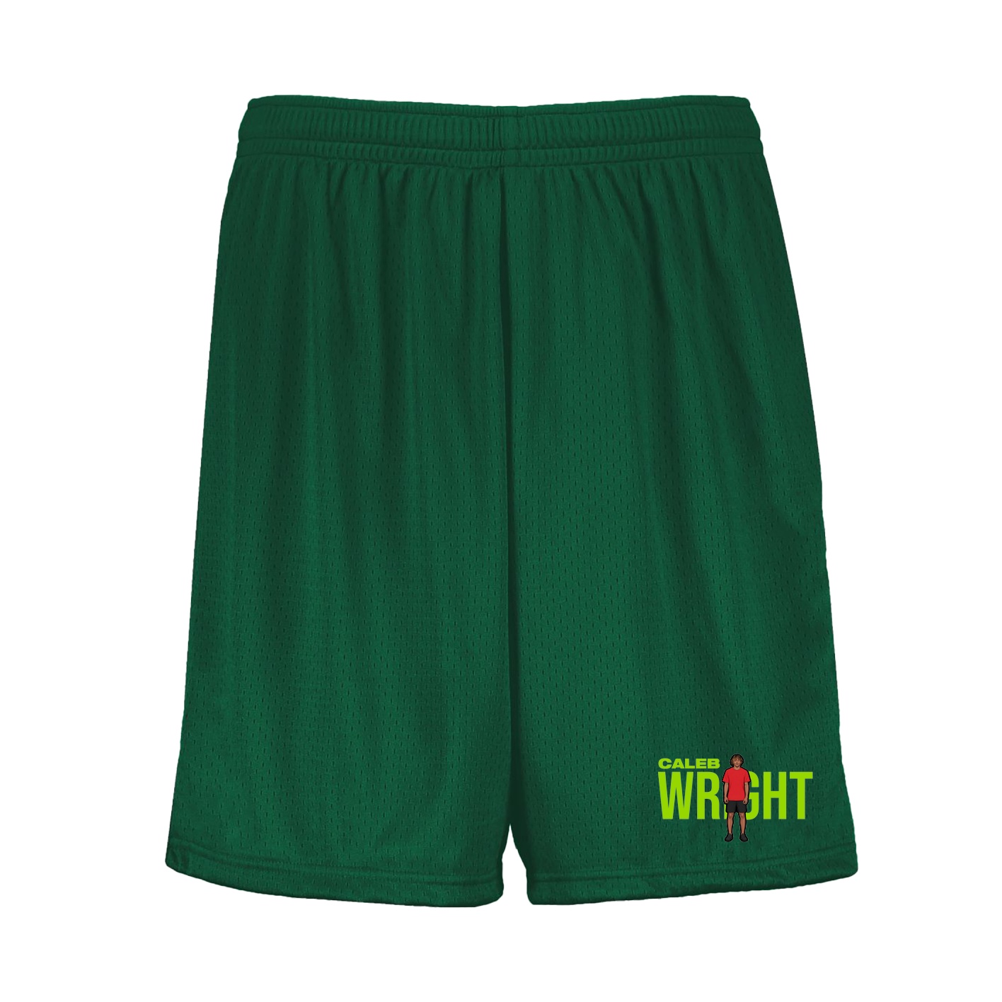 Shorts — Player Name in Green