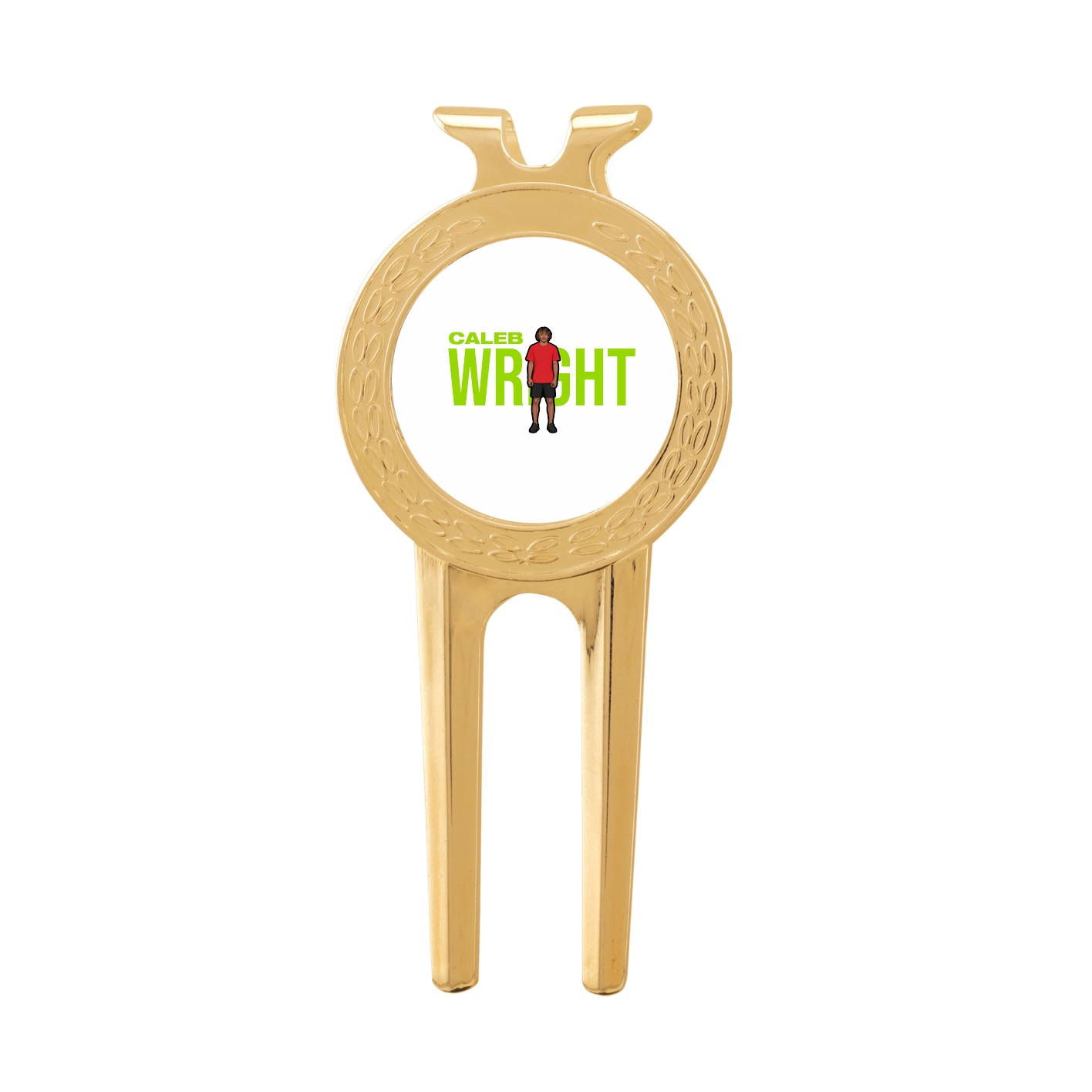 Divot Tool with Ball Marker — Player Name in Classic