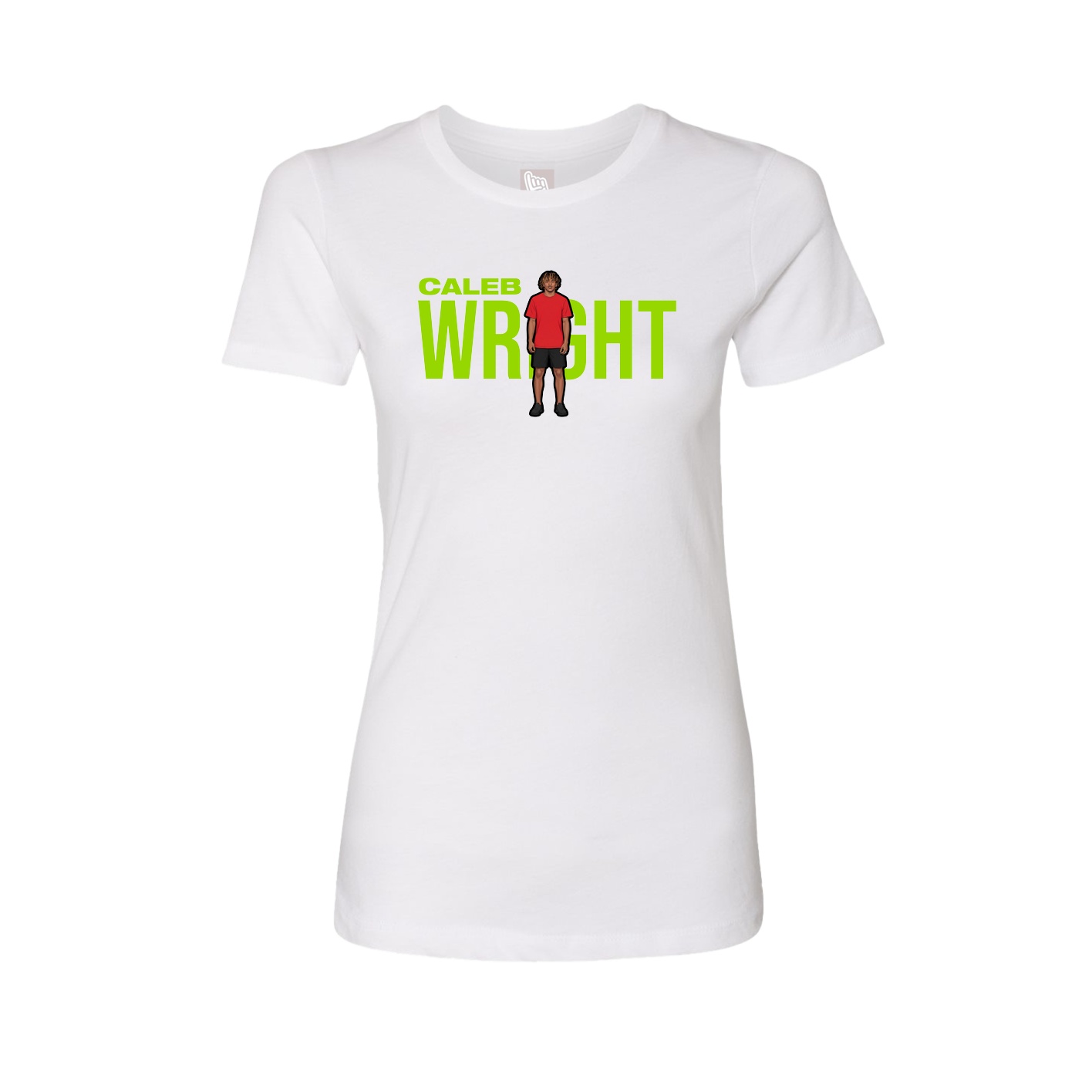 Womens Tee — Player Name in White