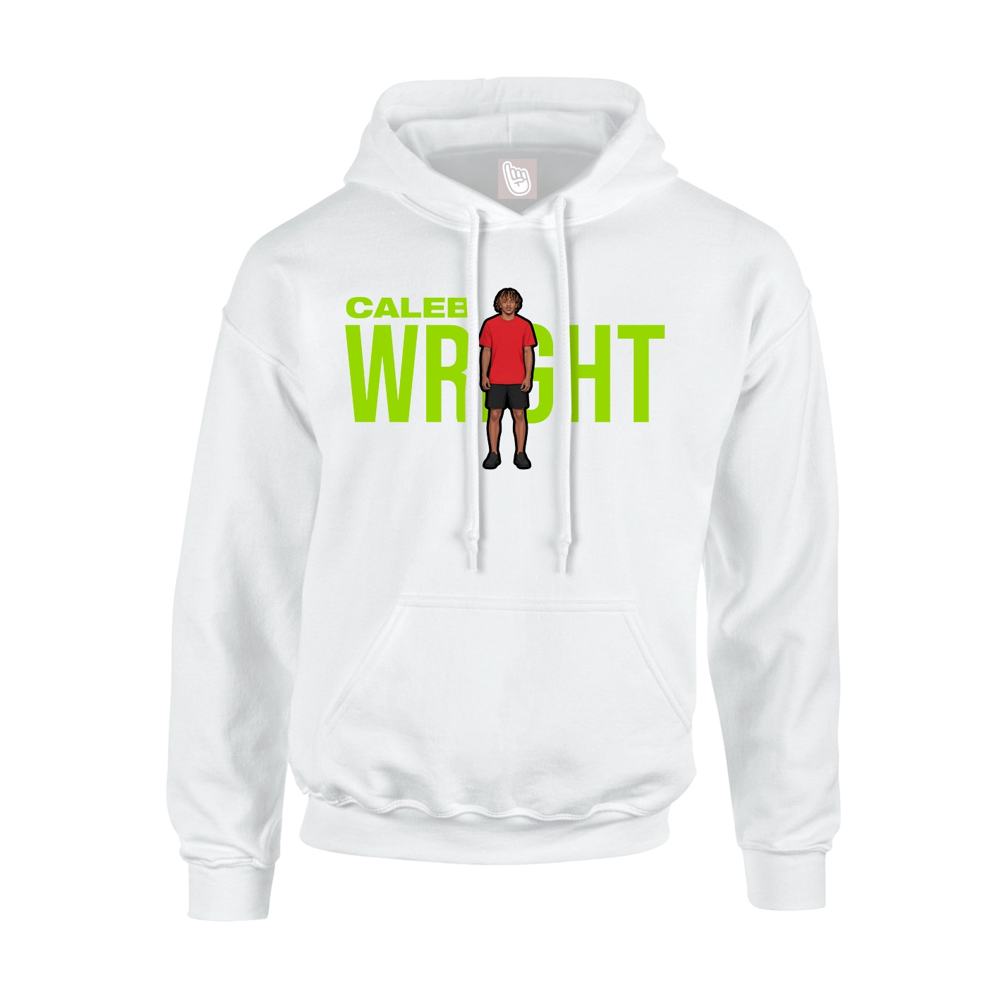 Hoodie — Player Name in White