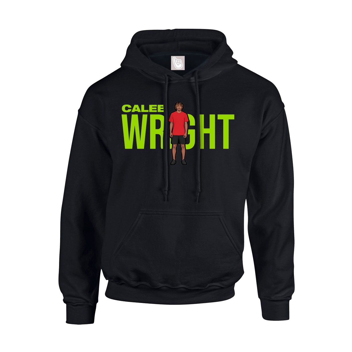Youth Hoodie — Player Name in Black