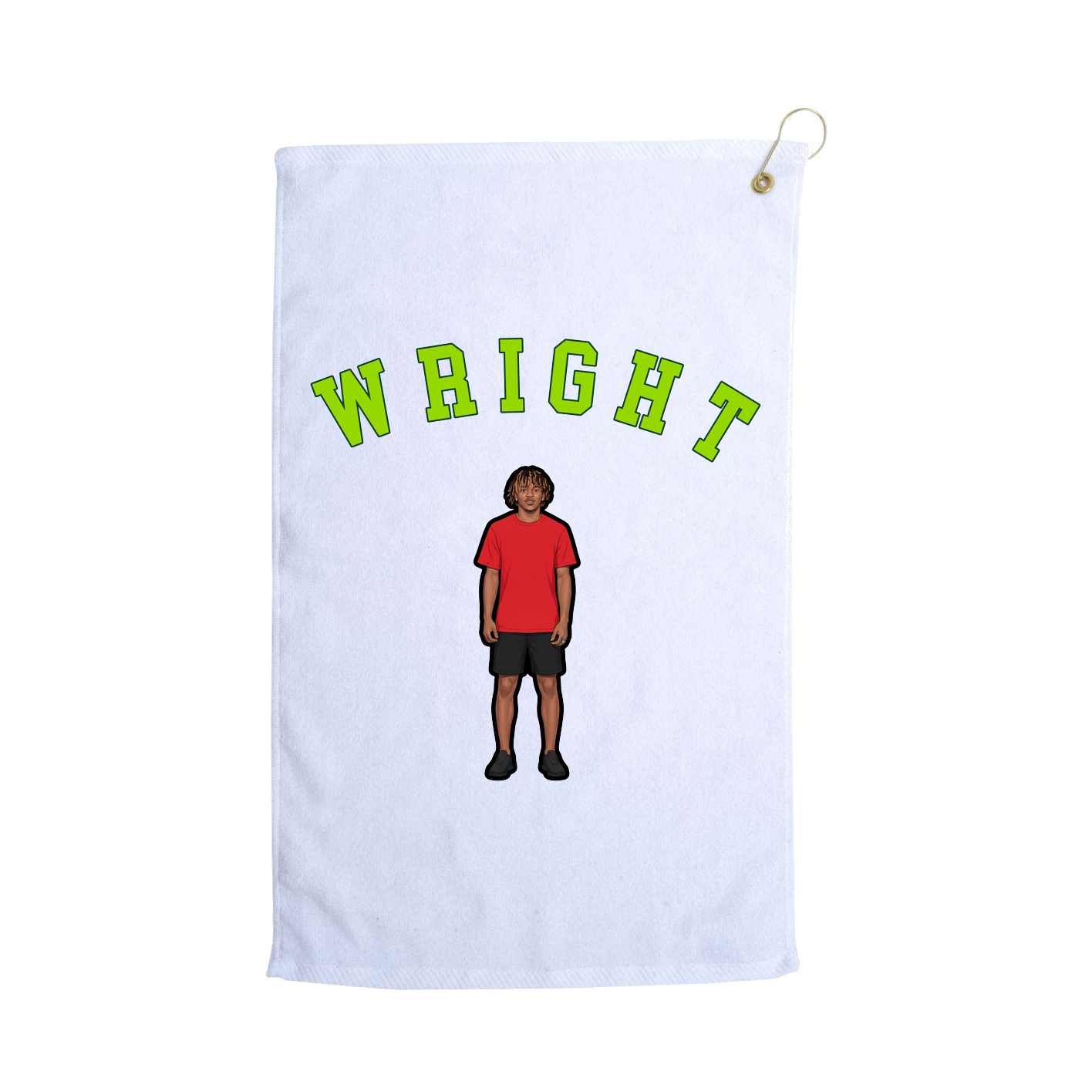 Golf Towel — Shirsey Arch in White