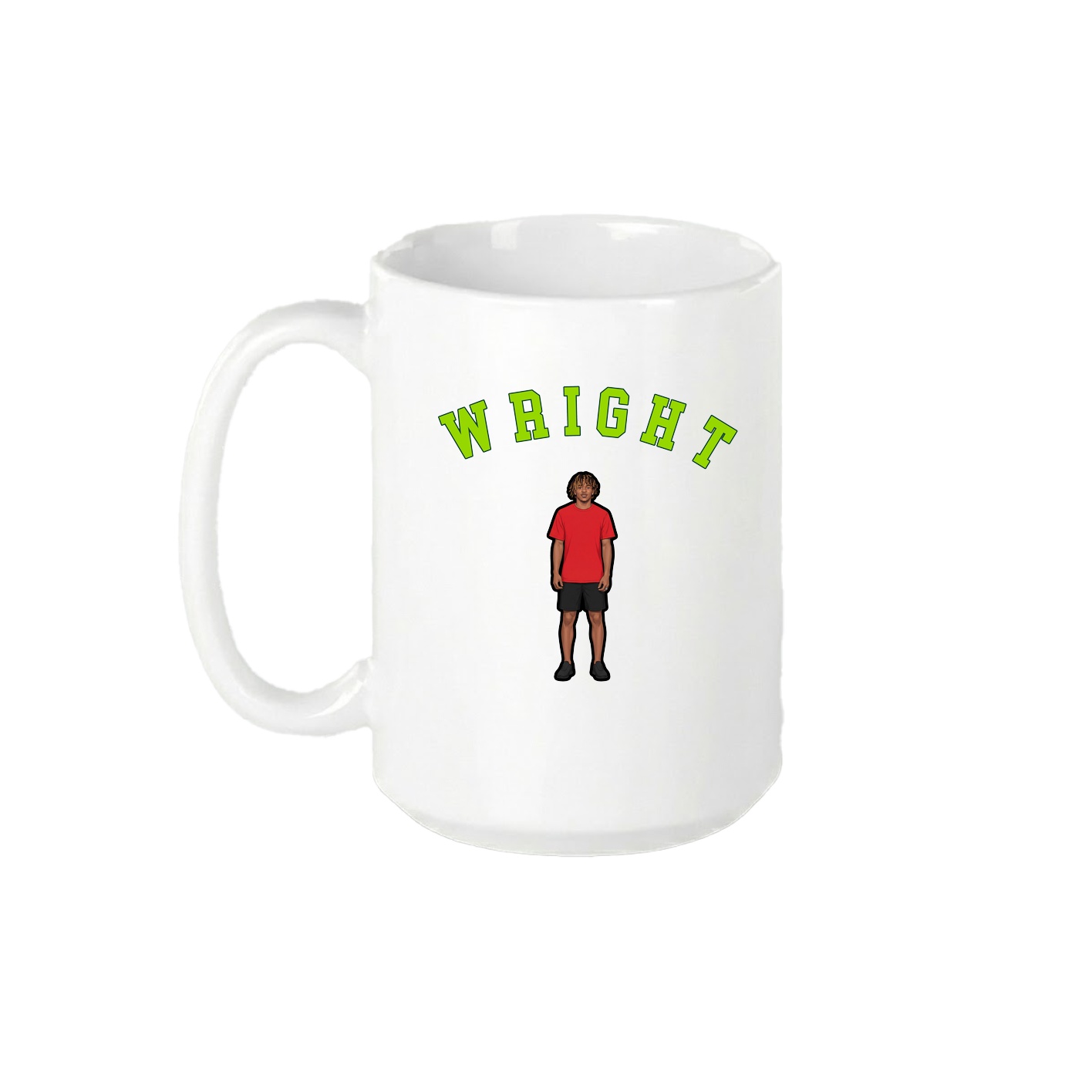 15oz Coffee Mug — Shirsey Arch in White