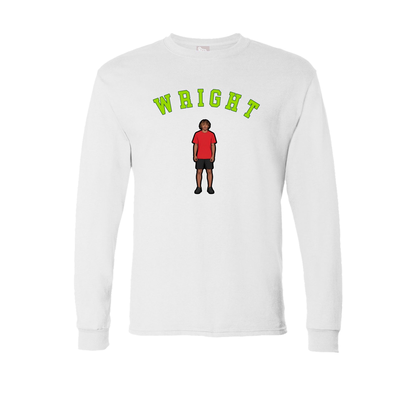 Long Sleeve Tee — Shirsey Arch in White