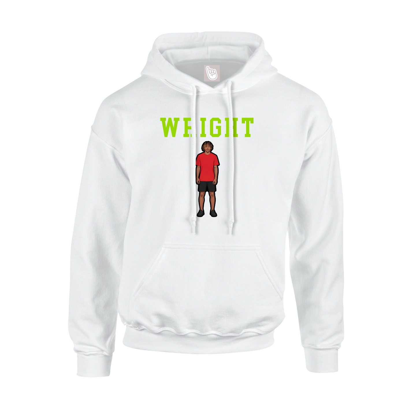 Hoodie — Shirsey in White
