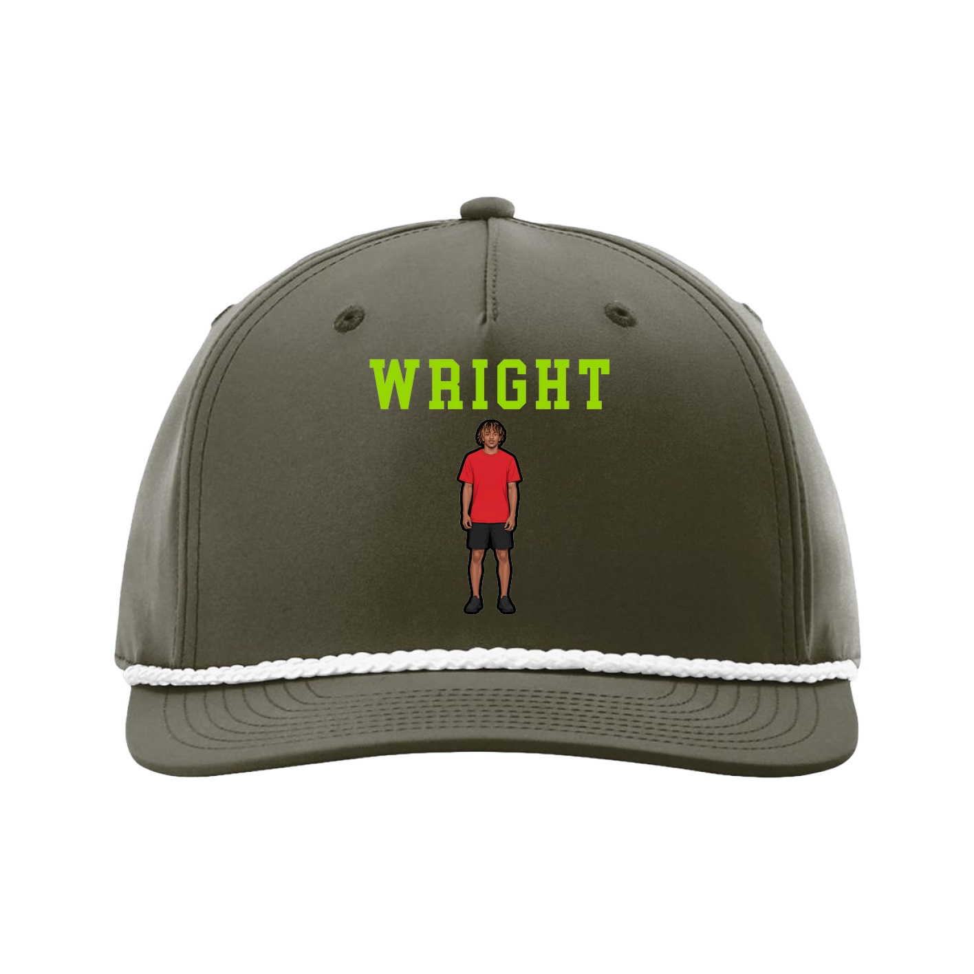 Five-Panel Classic Rope Cap — Shirsey in Green