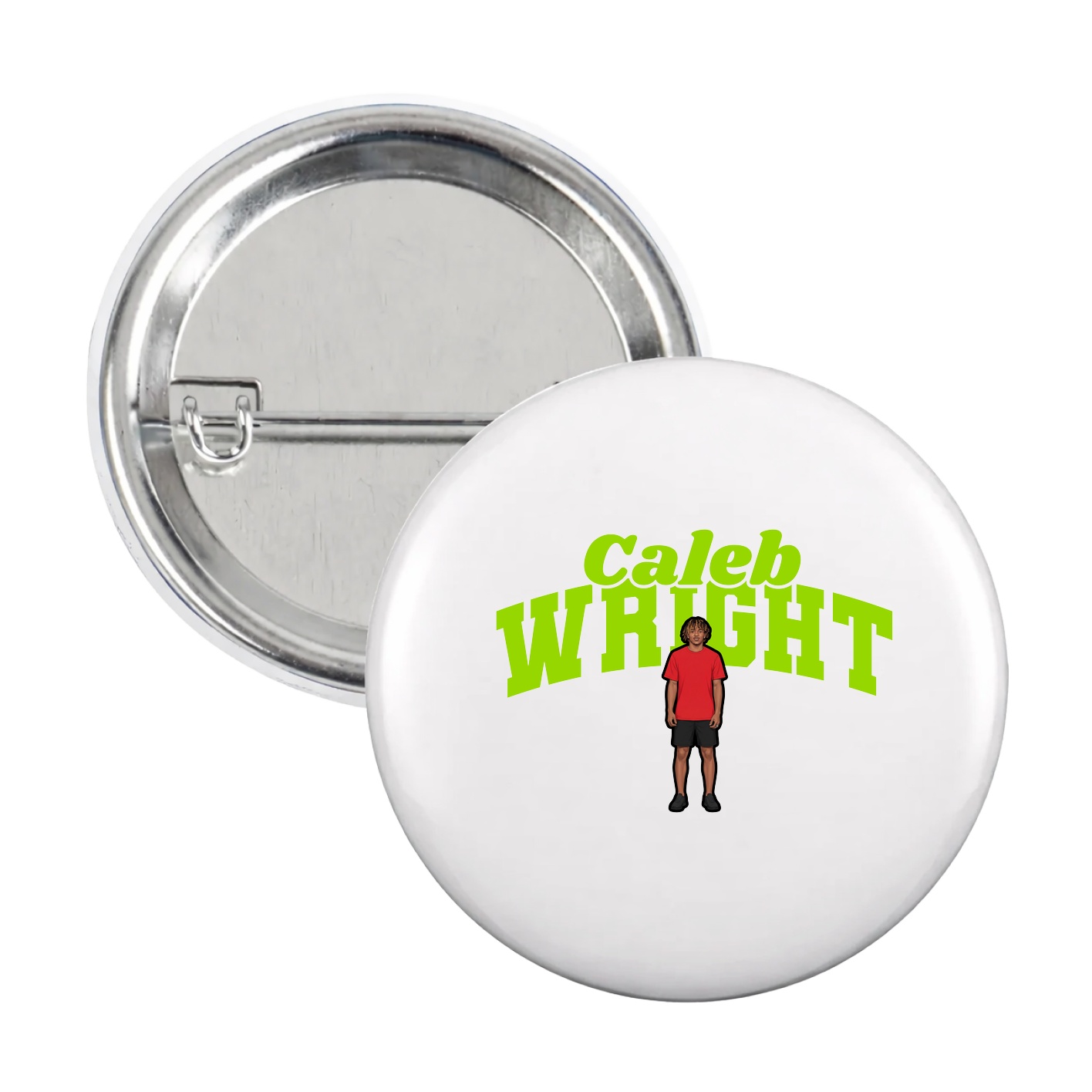 Game Day Button — Signature Arch in White