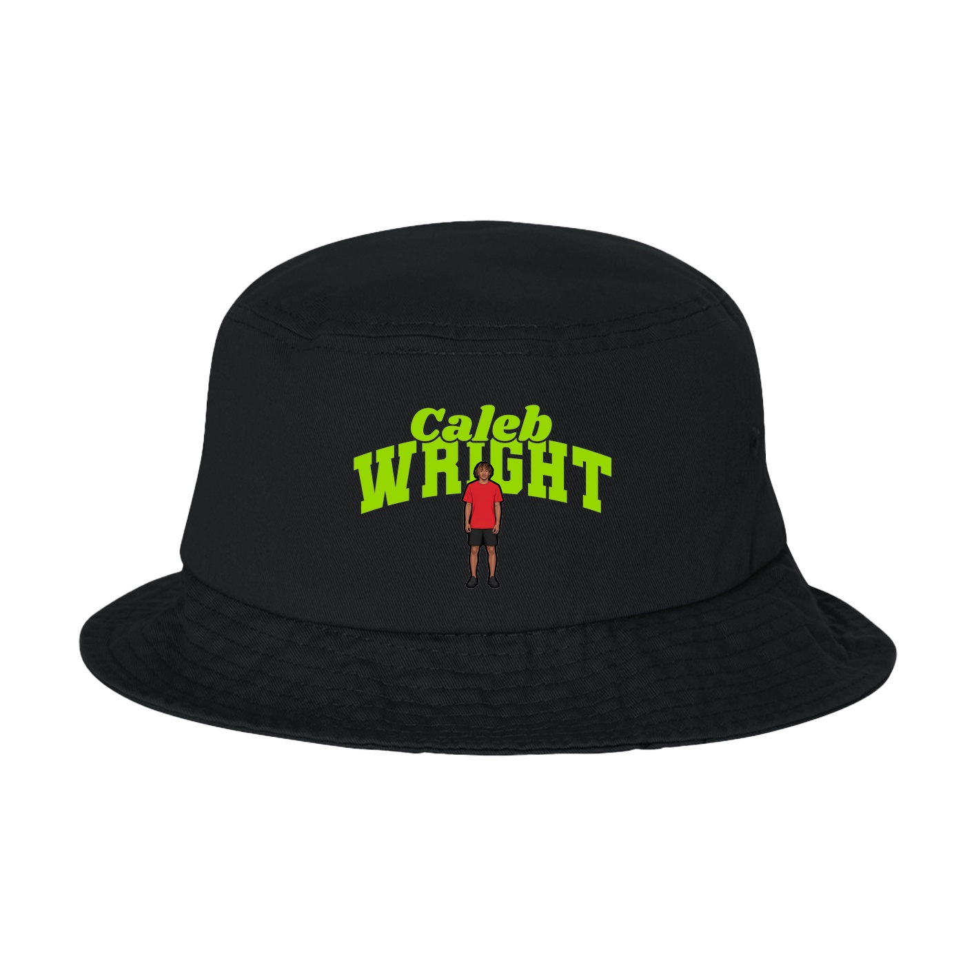 Bucket Cap — Signature Arch in Black