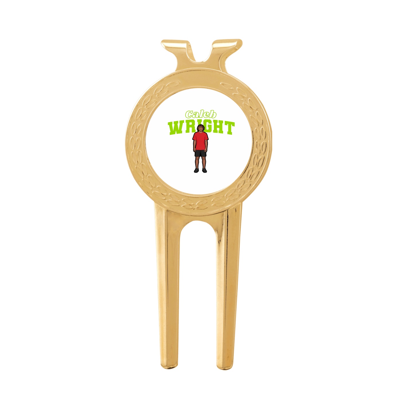 Divot Tool with Ball Marker — Name Arch in Classic