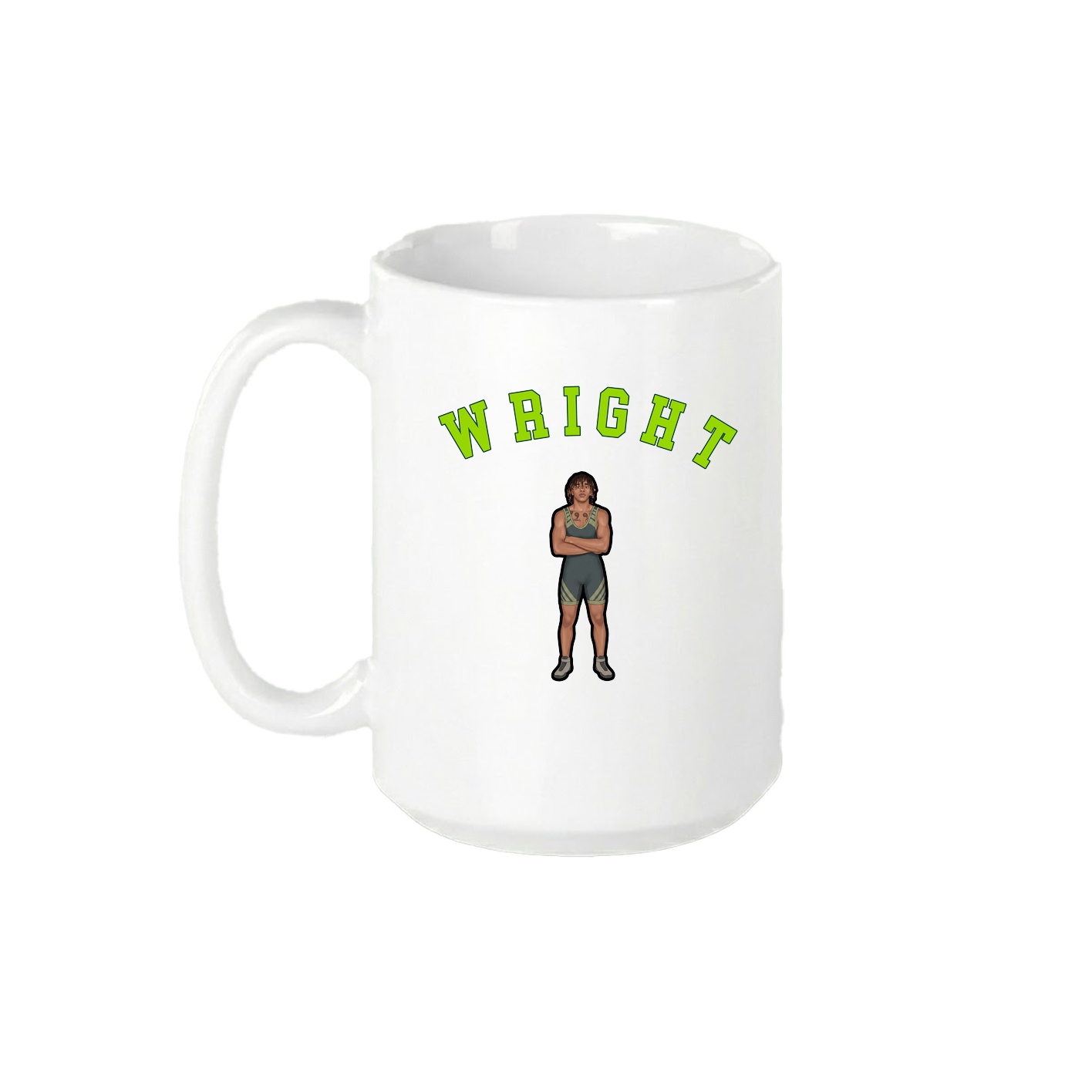 15oz Coffee Mug — Shirsey Arch in White