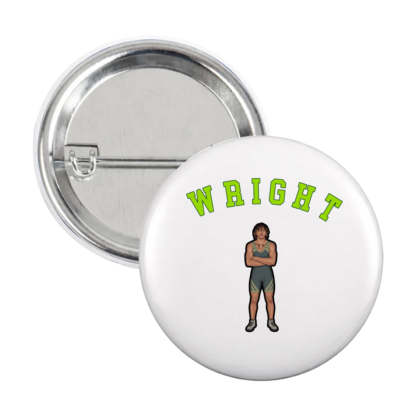 Game Day Button — Shirsey Arch in White