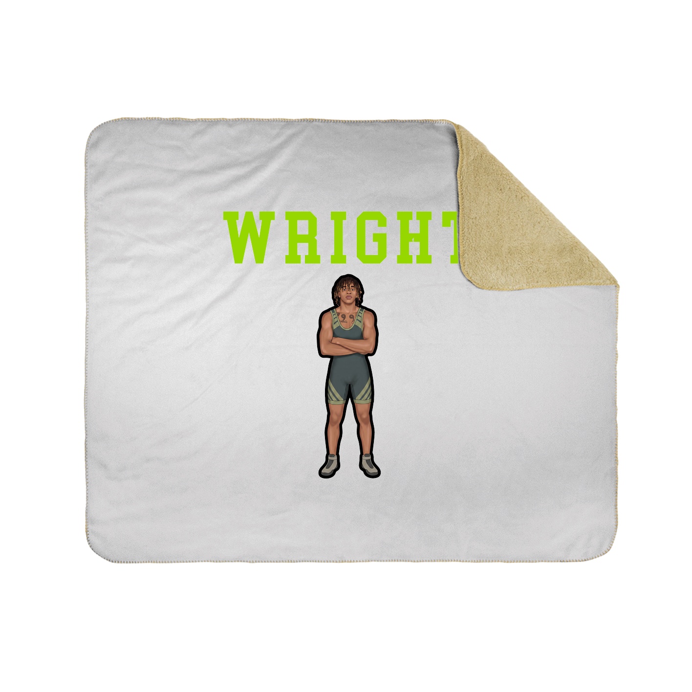 Throw Blanket — Shirsey in White