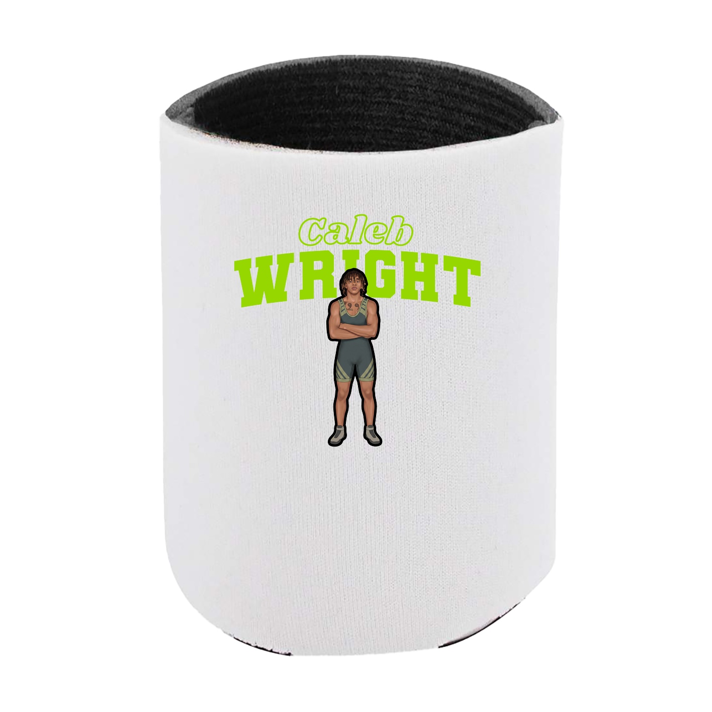 Can Holder — Name Arch in White