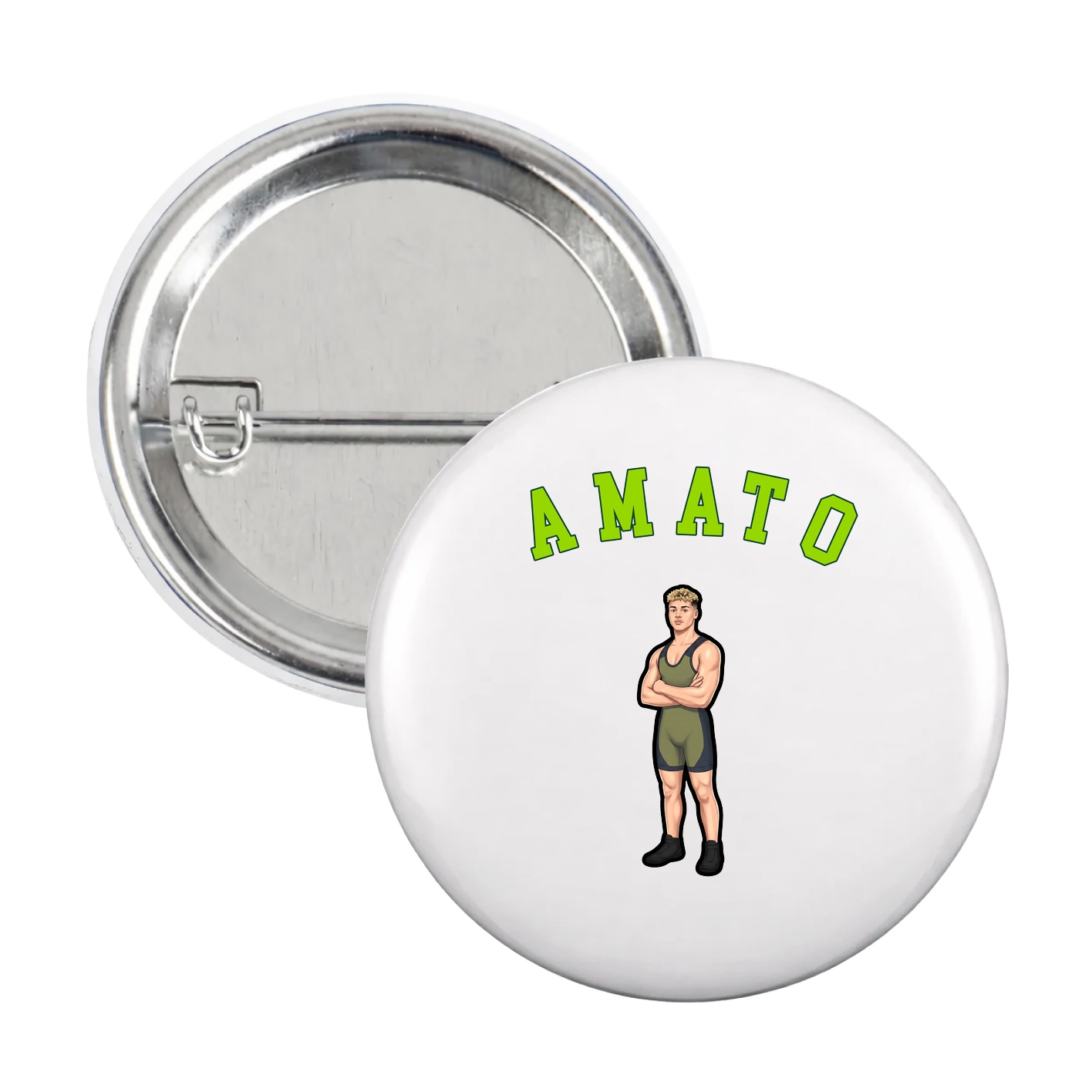 Game Day Button — Shirsey Arch in White