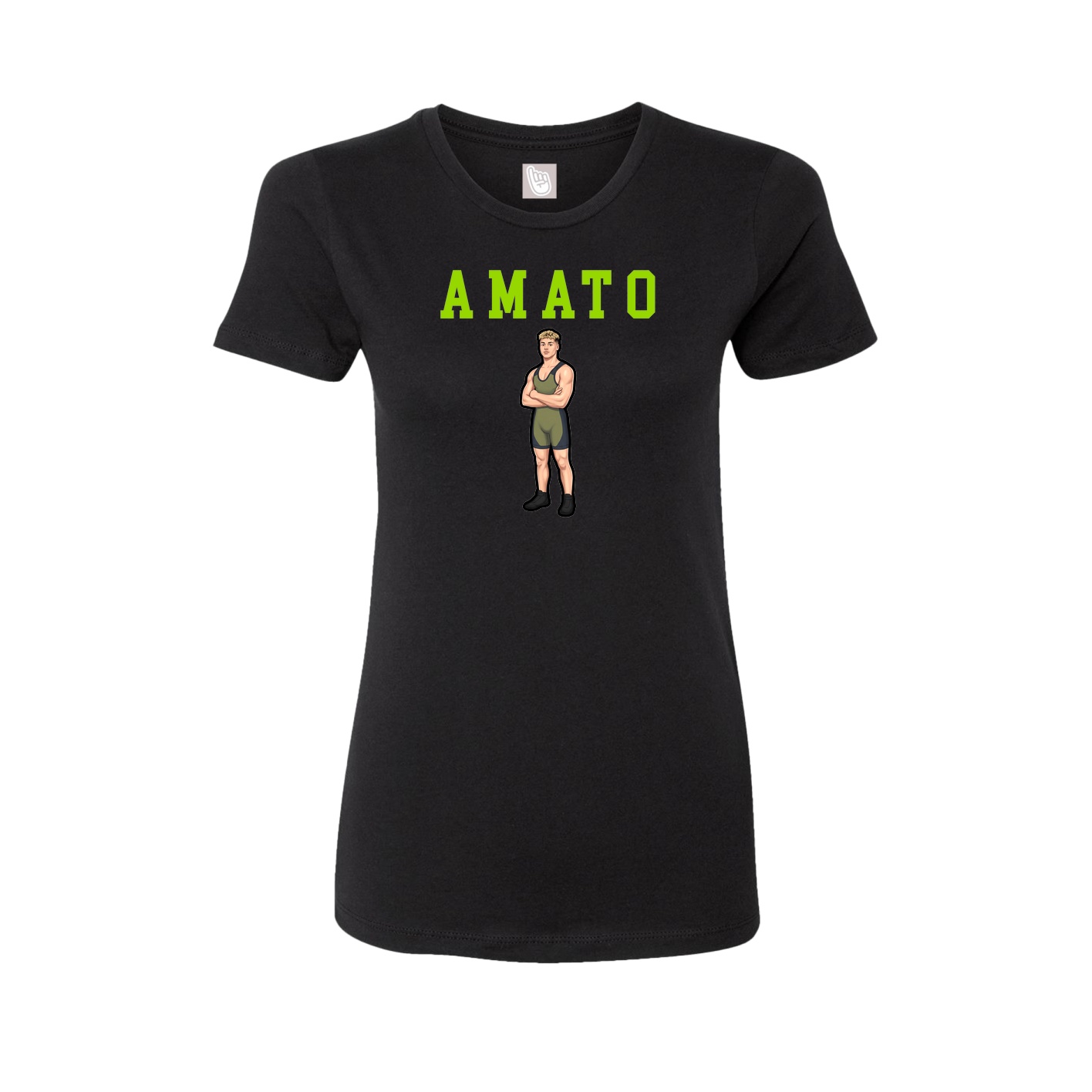 Fitted Women's Tee — Shirsey in Black