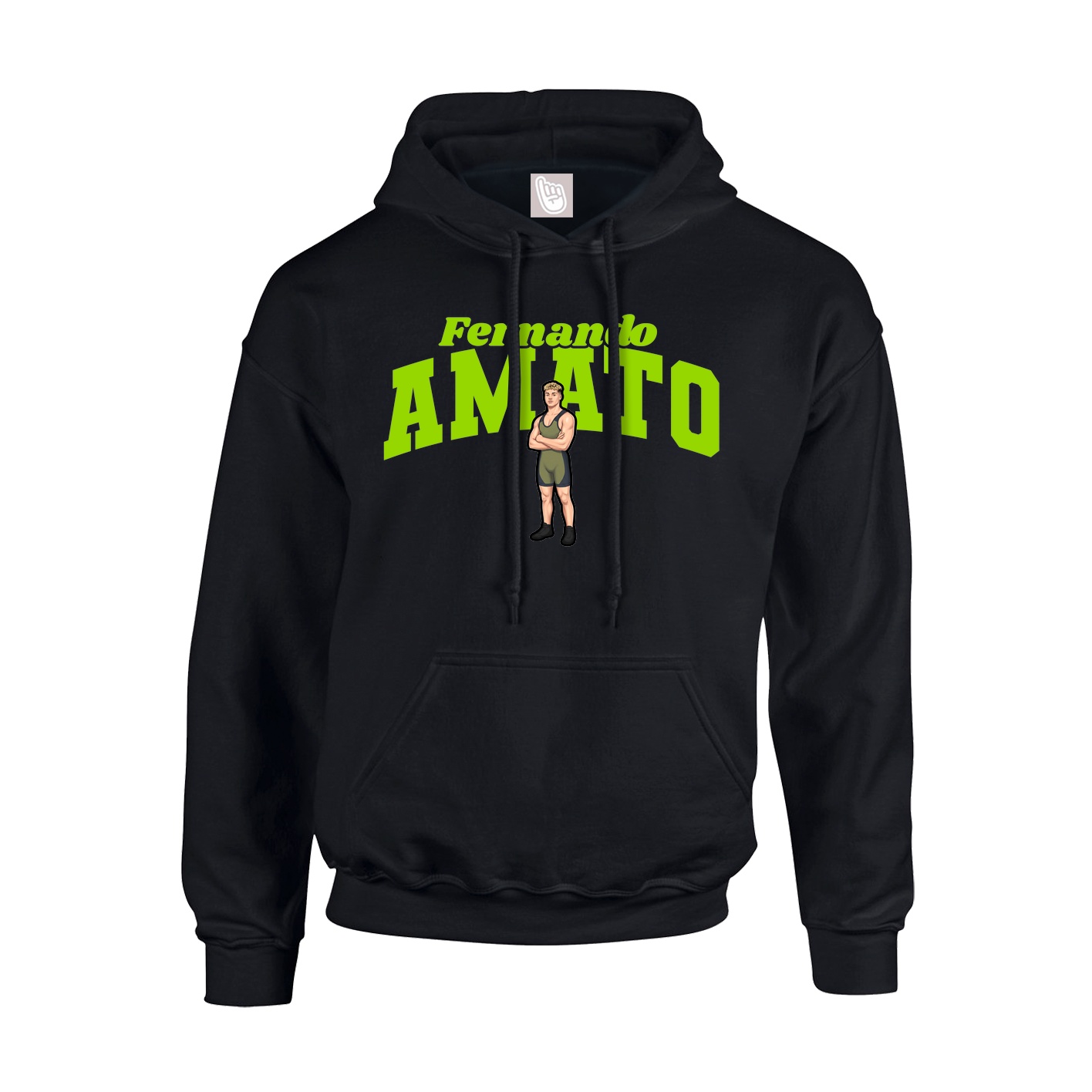 Hoodie — Signature Arch in Black