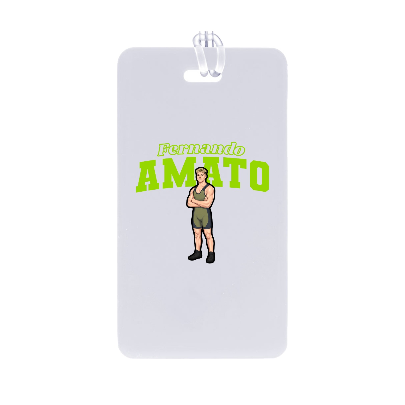 Bag Tag — Name Arch in Classic