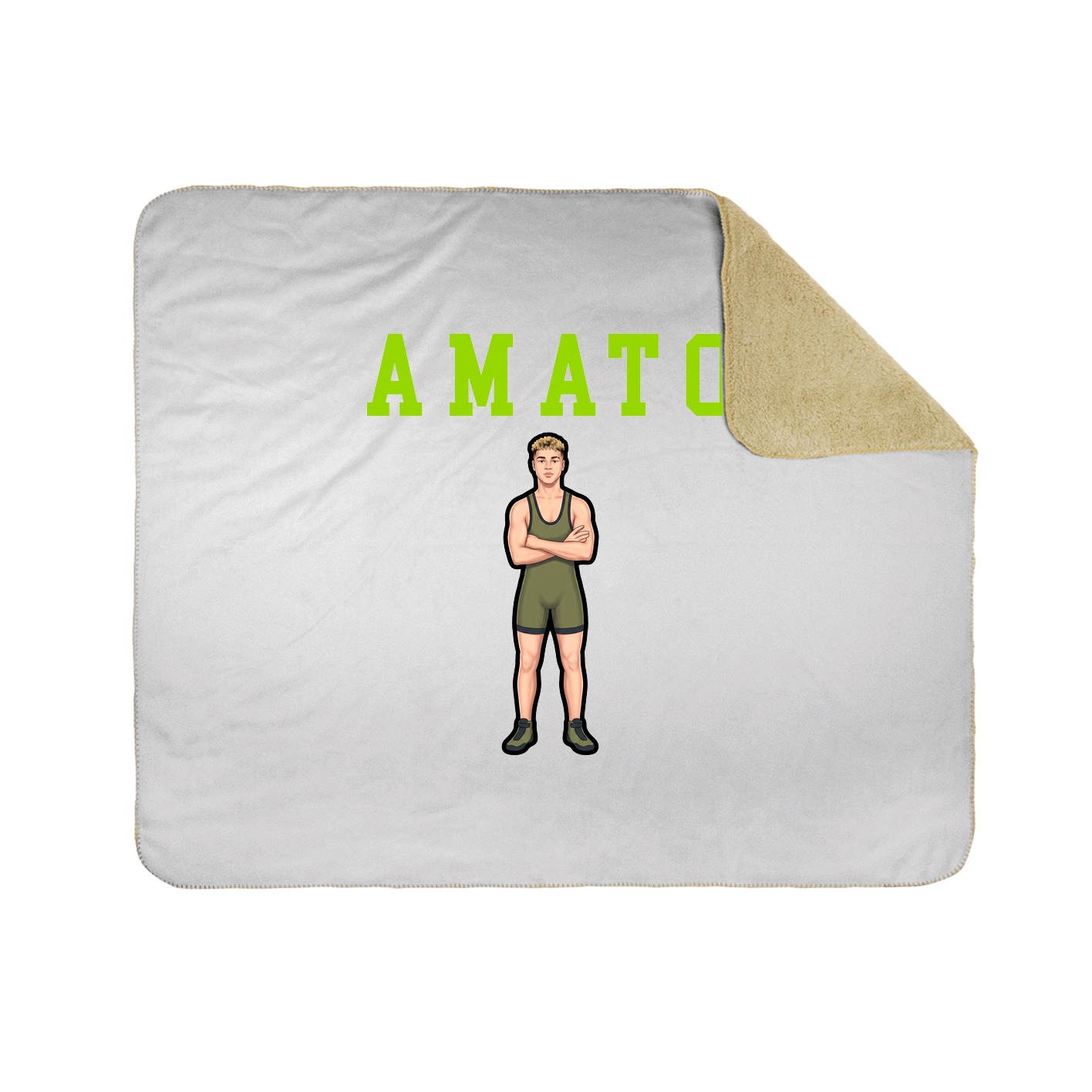 Throw Blanket — Shirsey in White