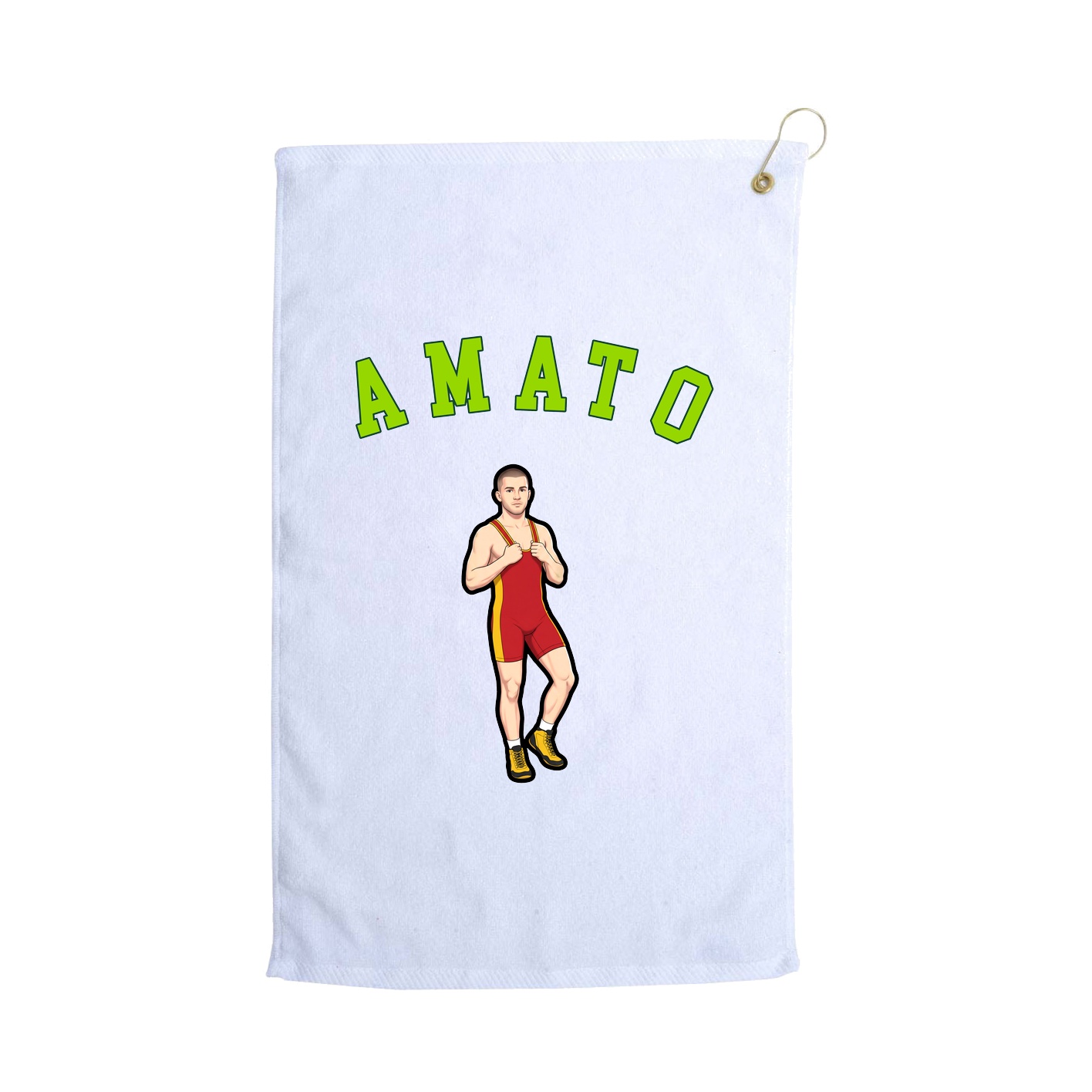 Golf Towel — Shirsey Arch in White