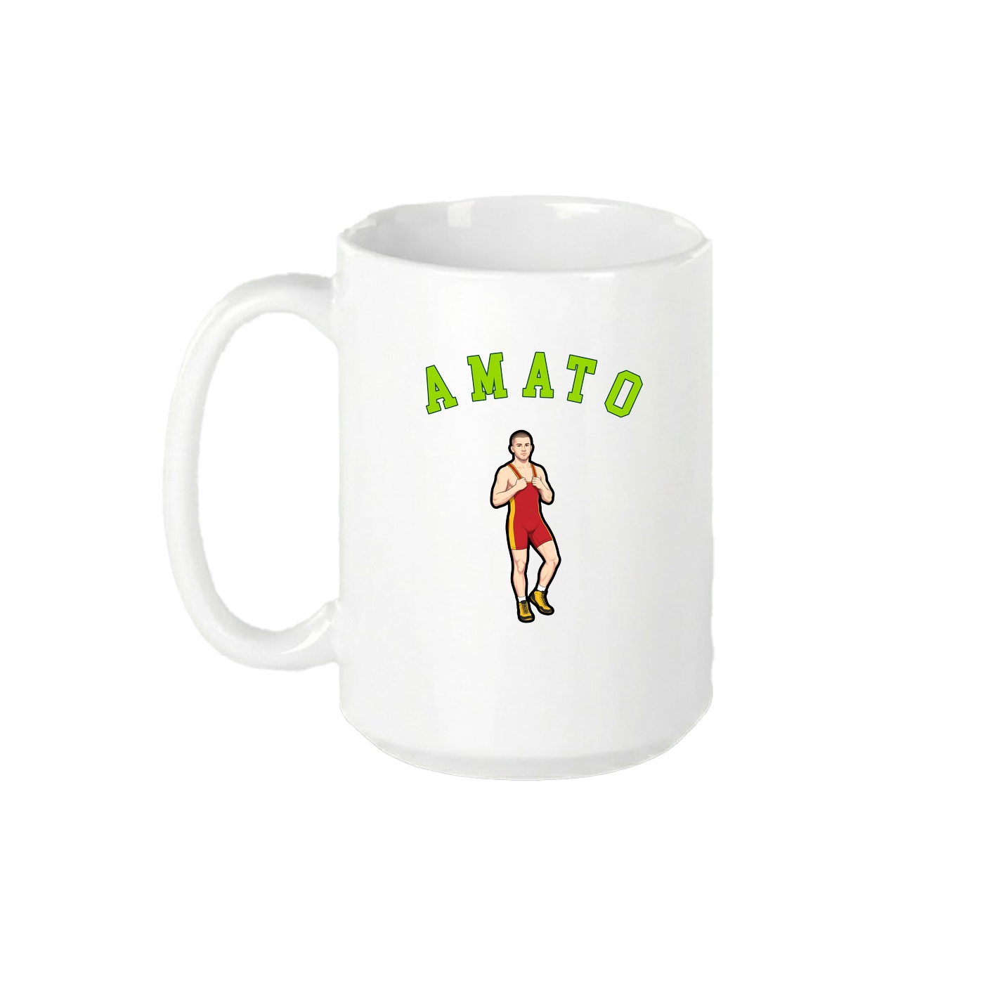 15oz Coffee Mug — Shirsey Arch in White