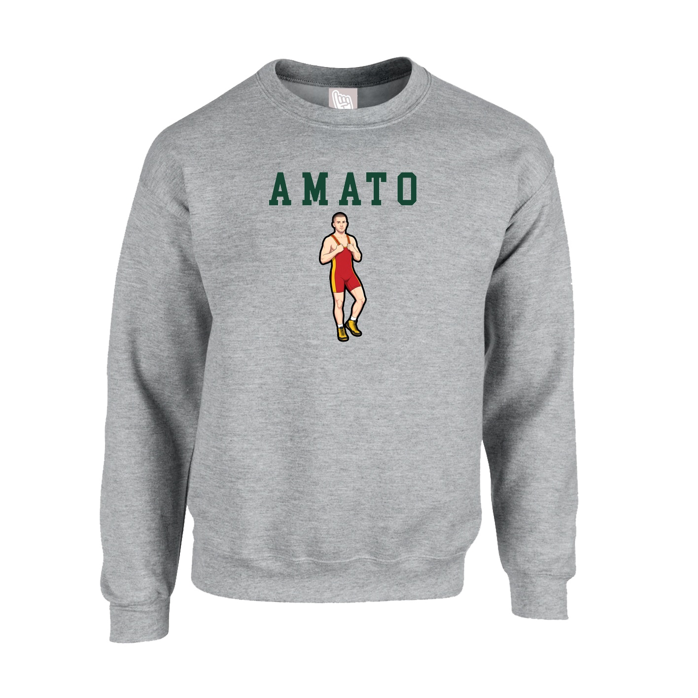 Fleece Crew — Shirsey in Grey