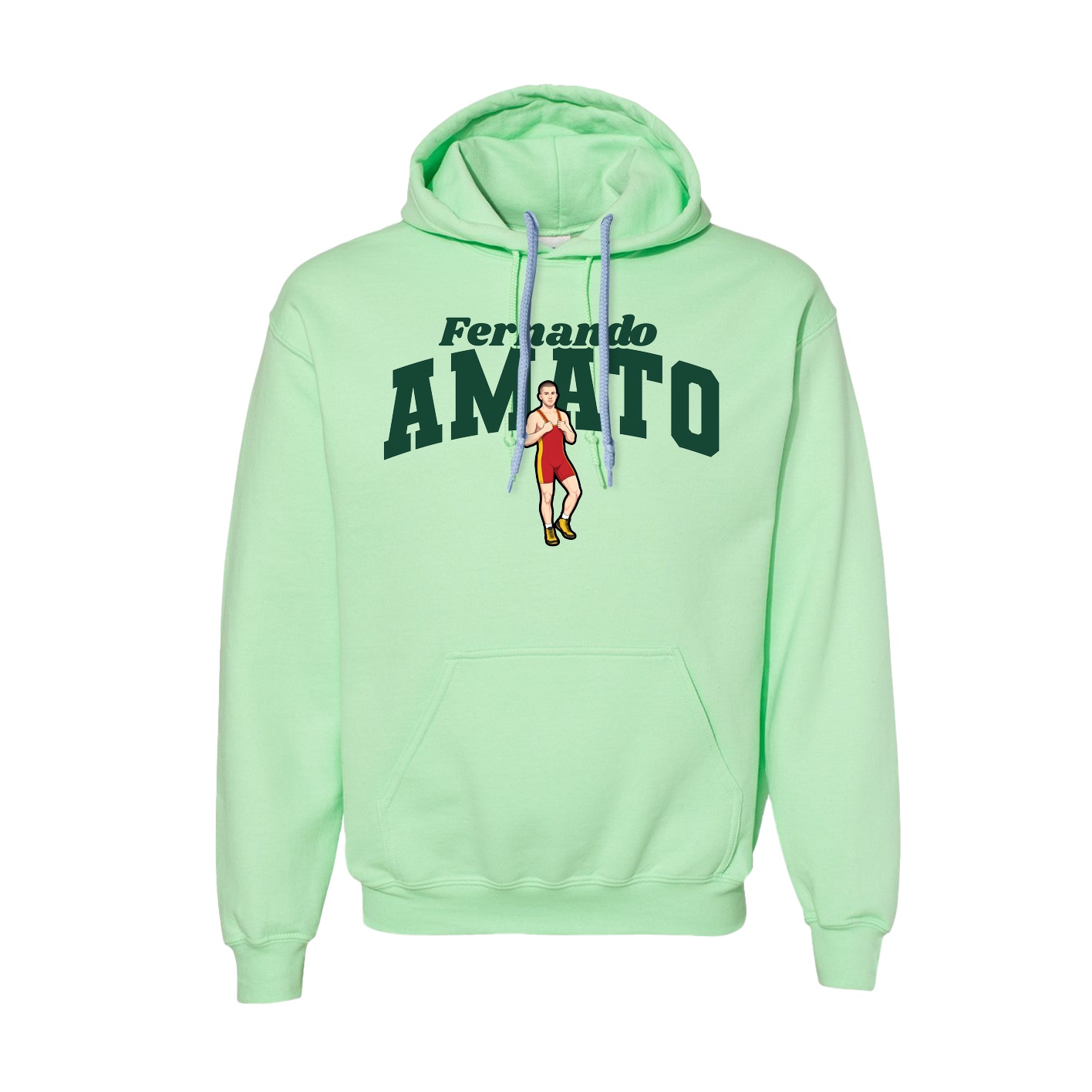Hoodie — Signature Arch in Green